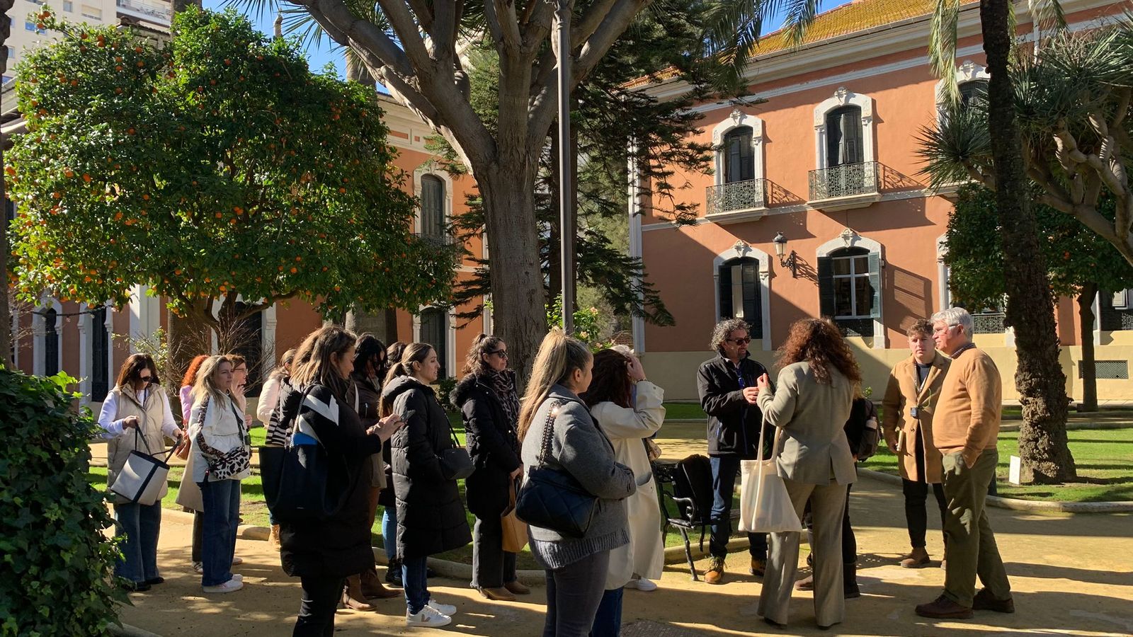 Visita a la Casa Colón durante un famtrip en la capital.