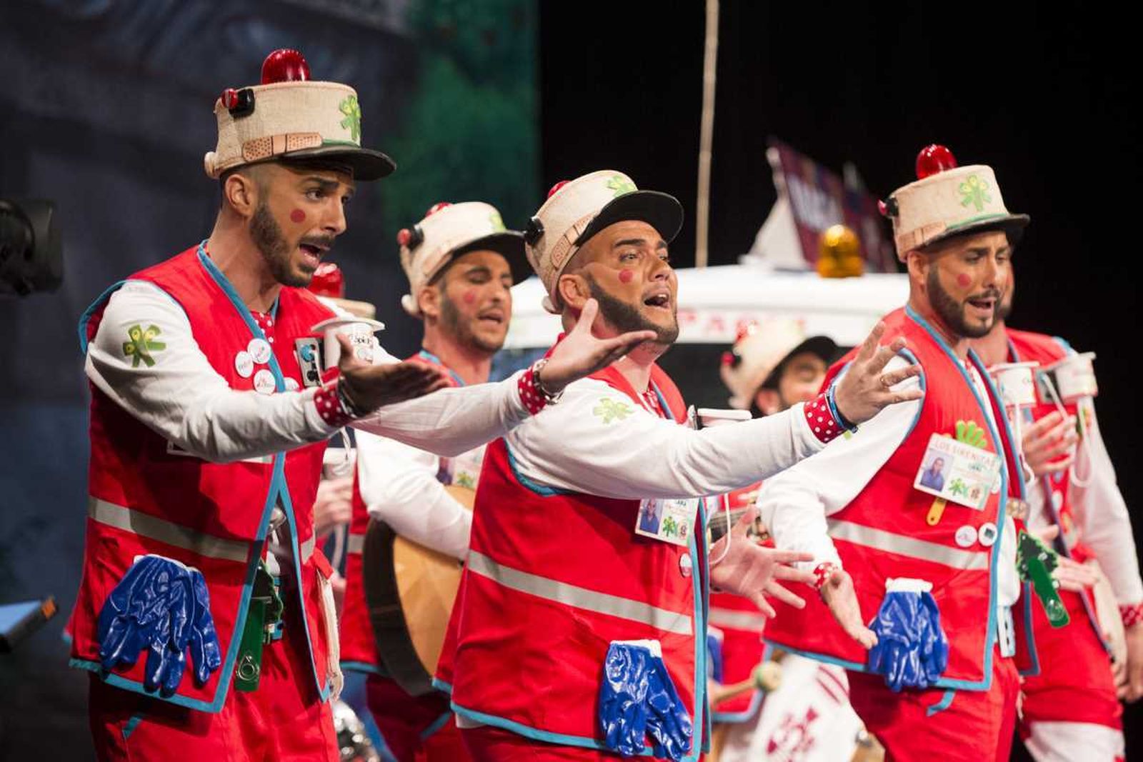 Las imágenes de la decimoquinta función clasificatoria