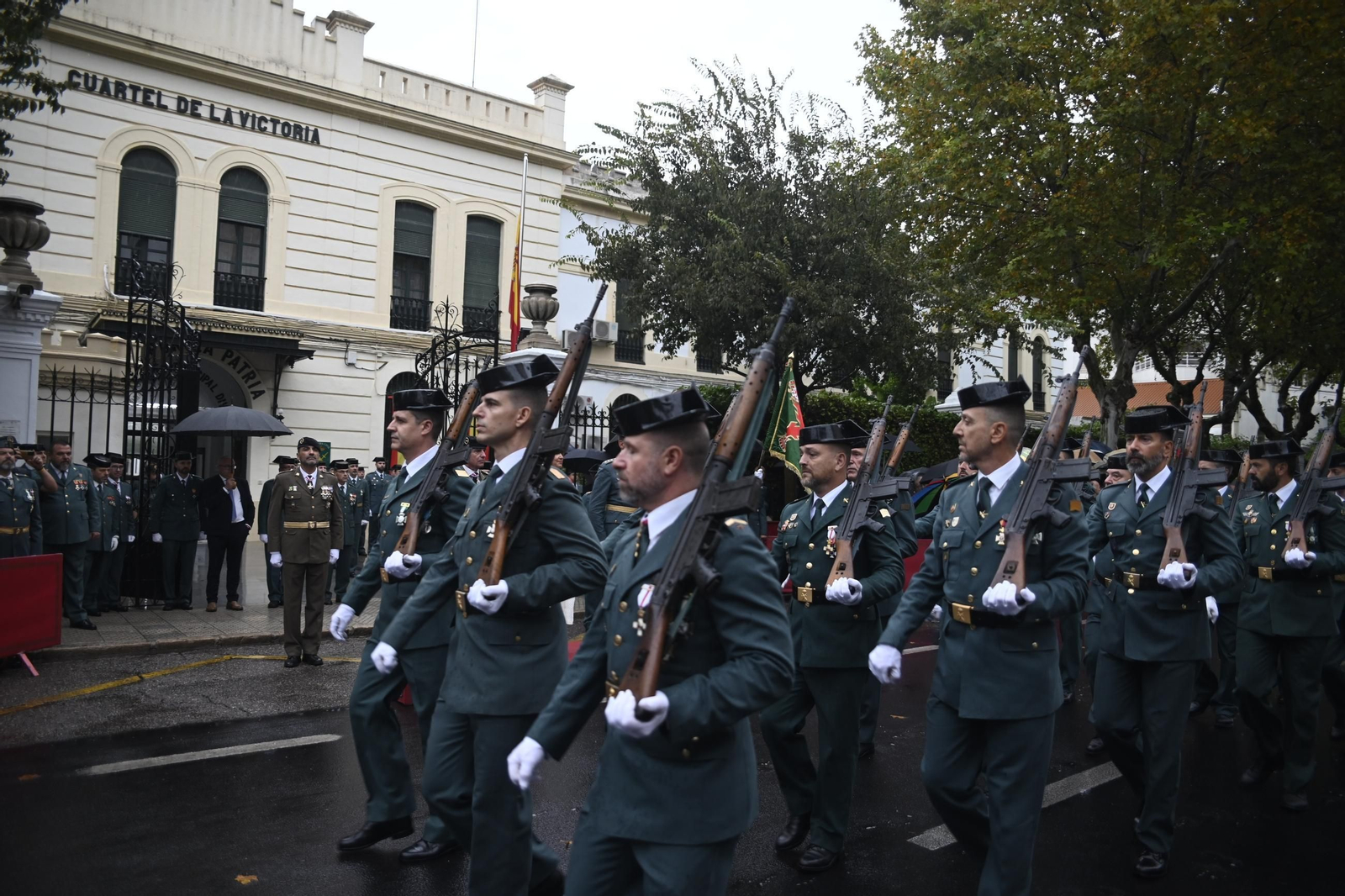 Las mejores fotos del Día de la Guardia Civil en Córdoba bajo la lluvia
