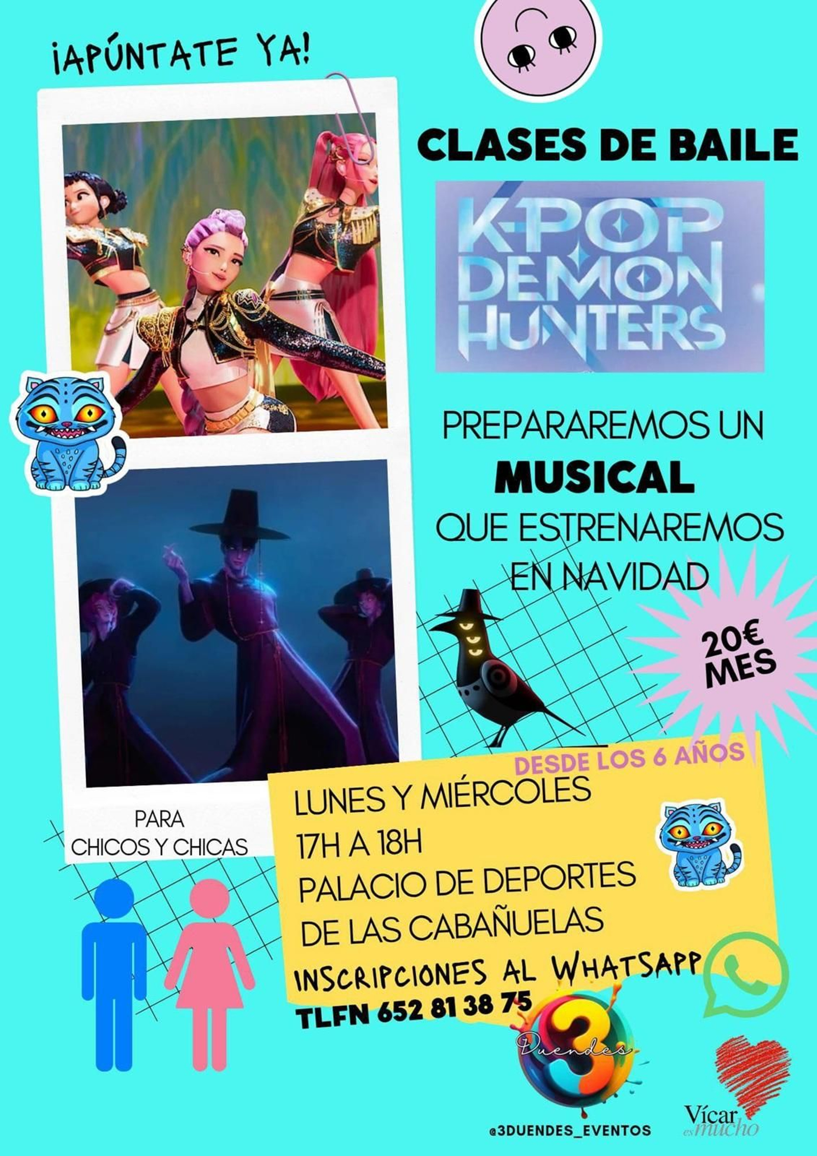 Cartel de la actividad.