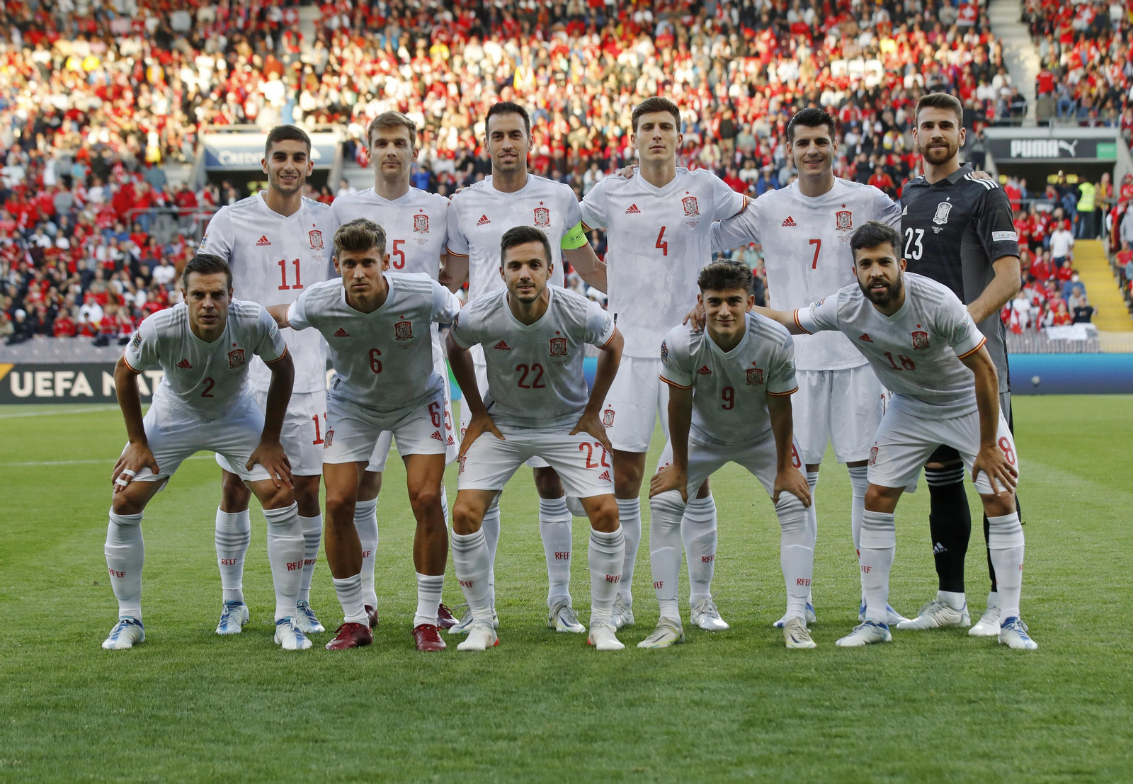 El Suiza - España de la Nations League, en imágenes