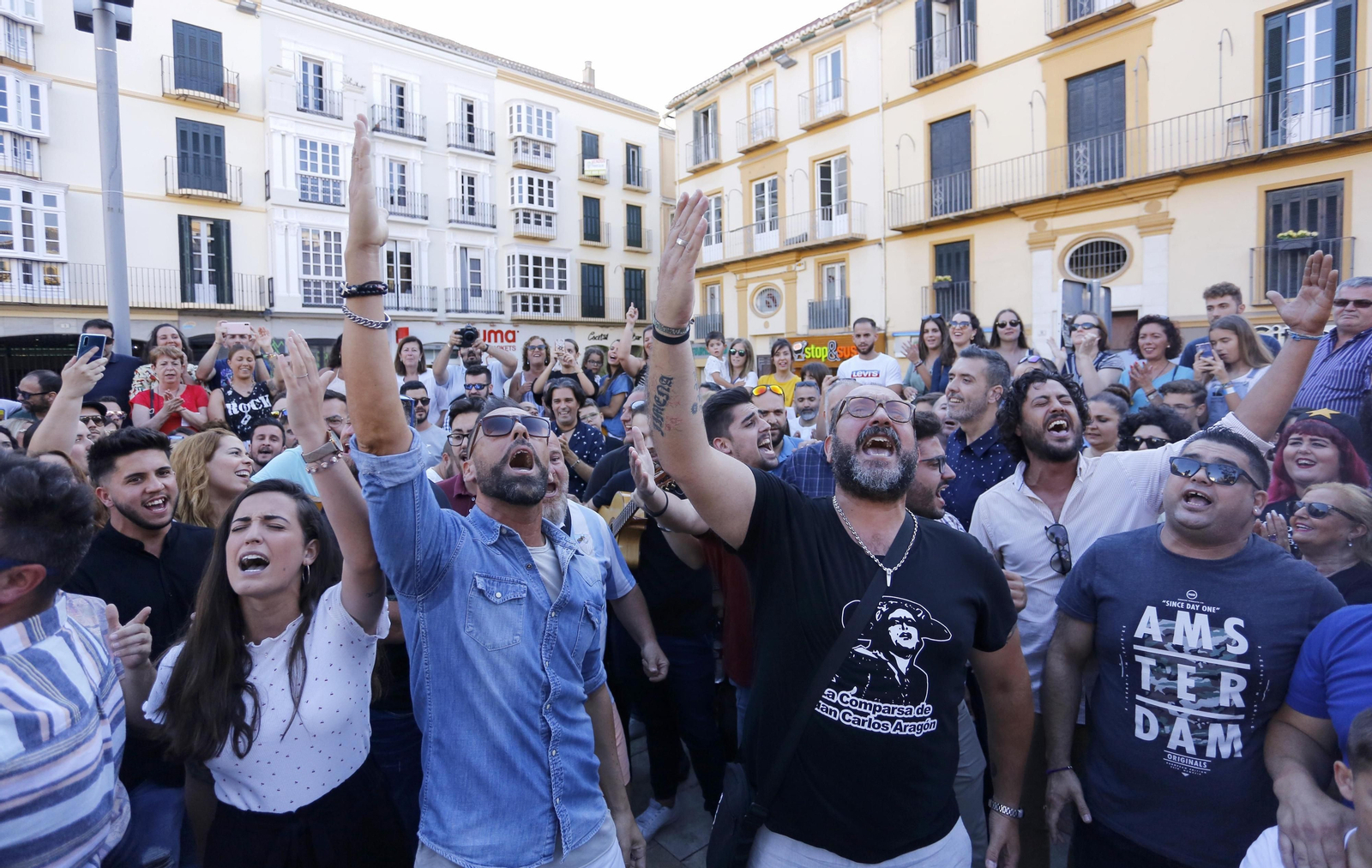 Las fotos del homenaje a Juan Carlos Aragón en Málaga