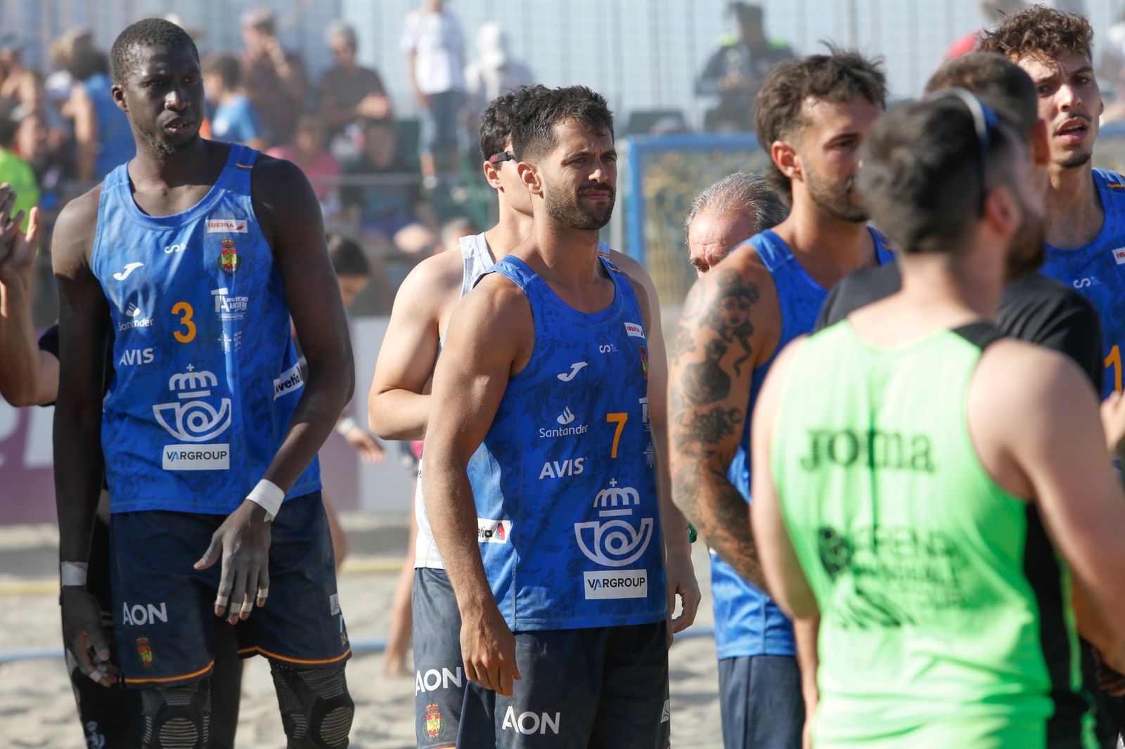Las fotos del Torneo Internacional  de España de balonmano playa de La Línea