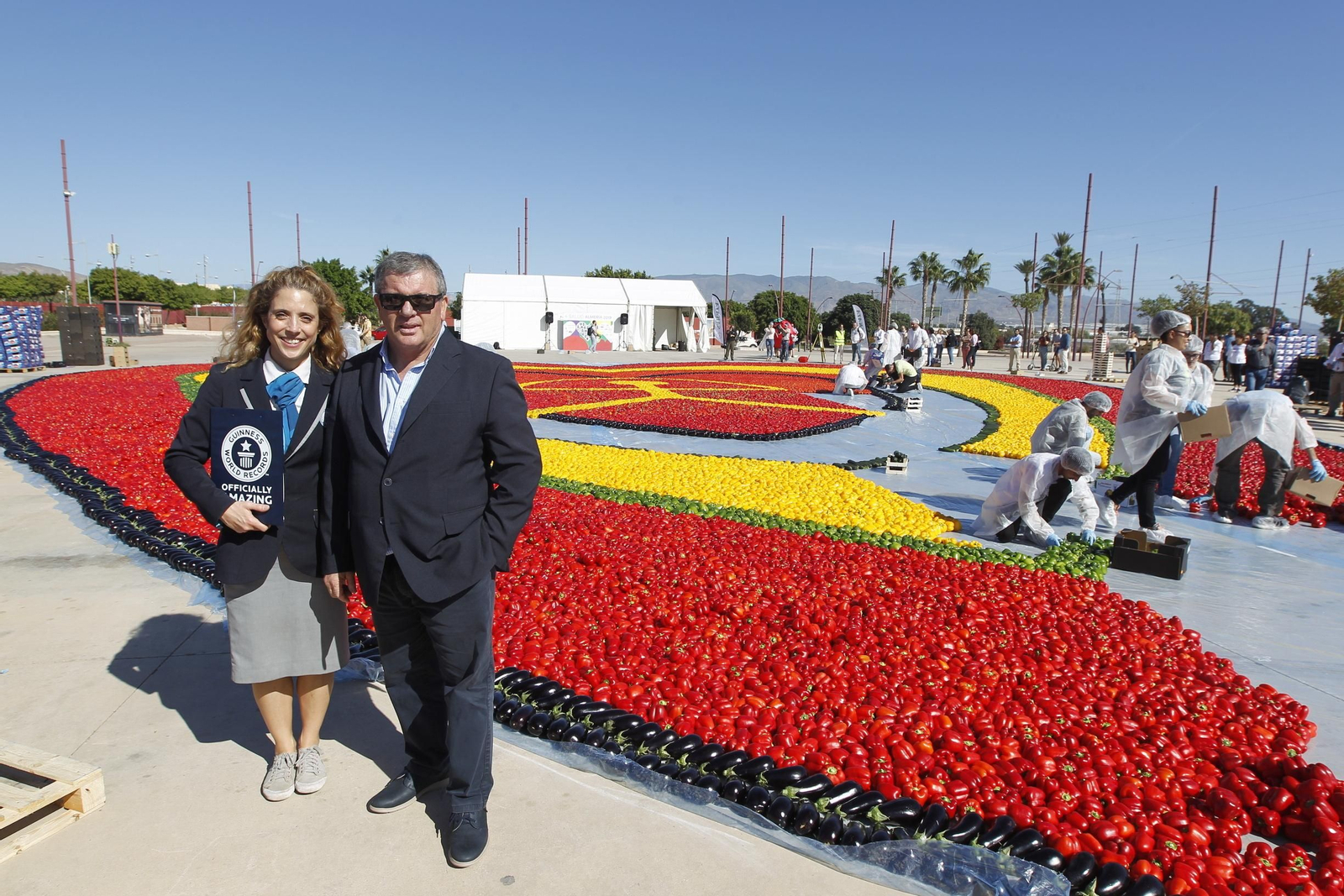 Fotogalería Récord Guinness Corazón Hortalizas Almería