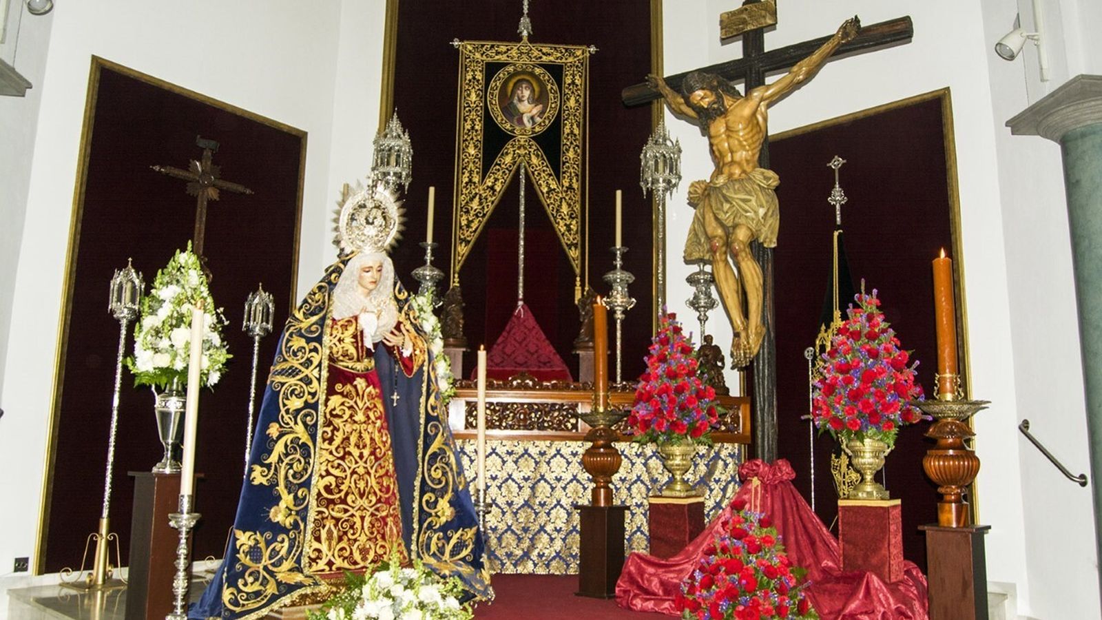 María Santísima de la Concepción y el Santo Cristo de la Misericordia.