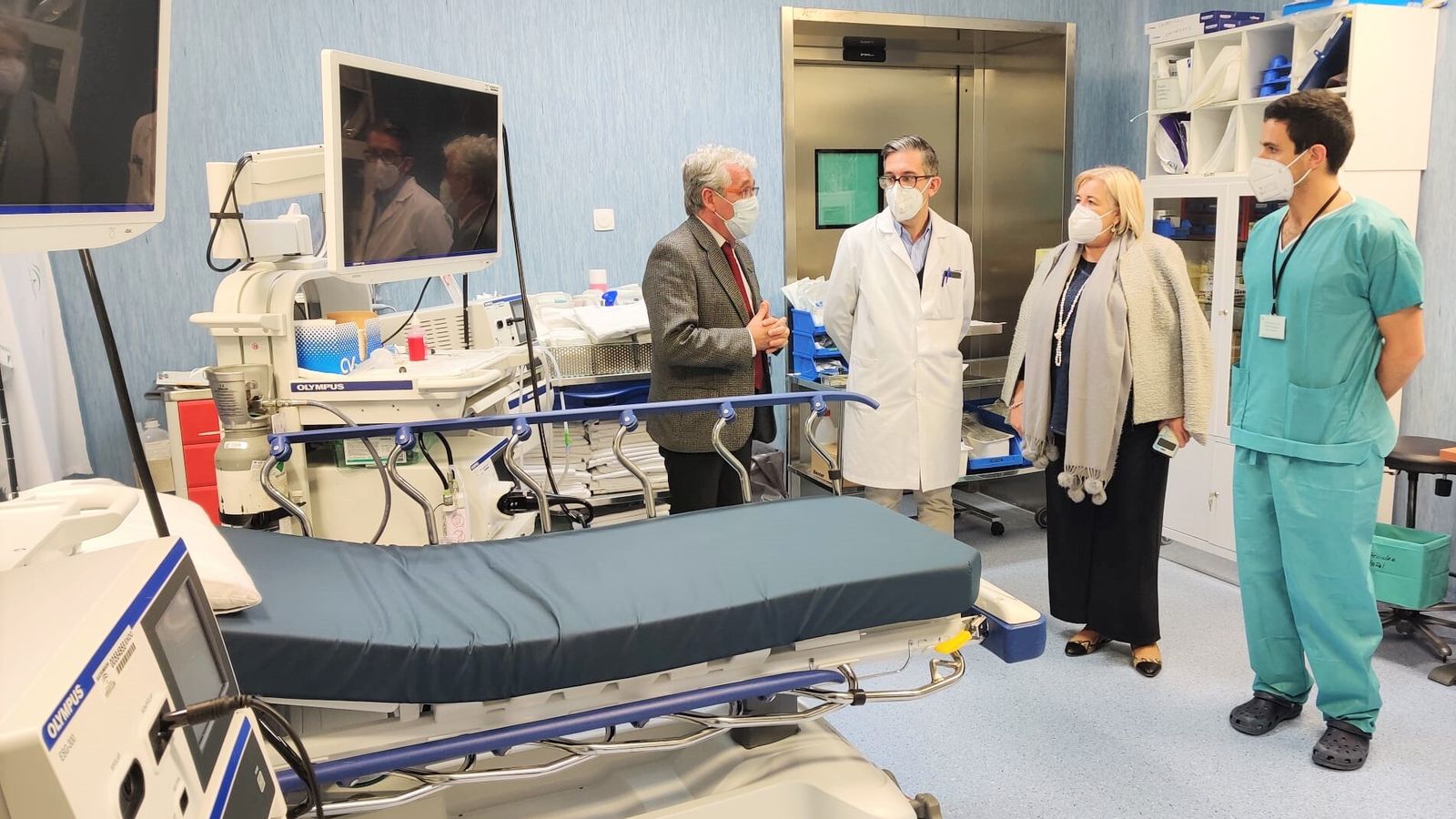 Torres de endoscopia de alta gama en el hospital Infanta Elena.