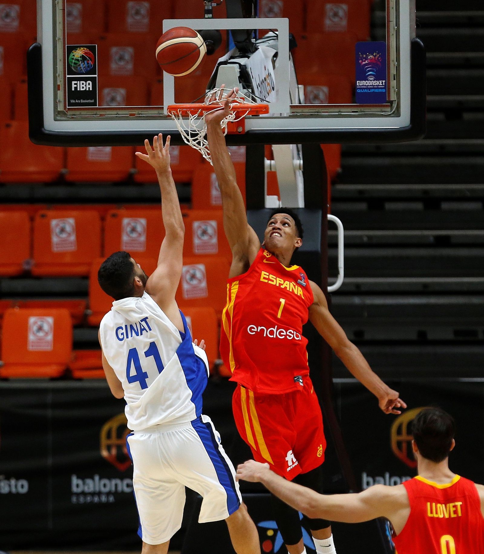 Las fotos de los jugadores del Unicaja en el Israel-España