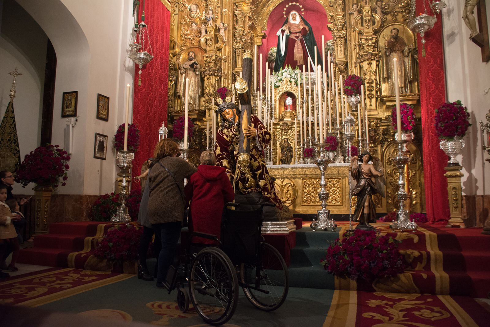 Besamanos al Santísimo Cristo de las Tres Caídas de Triana