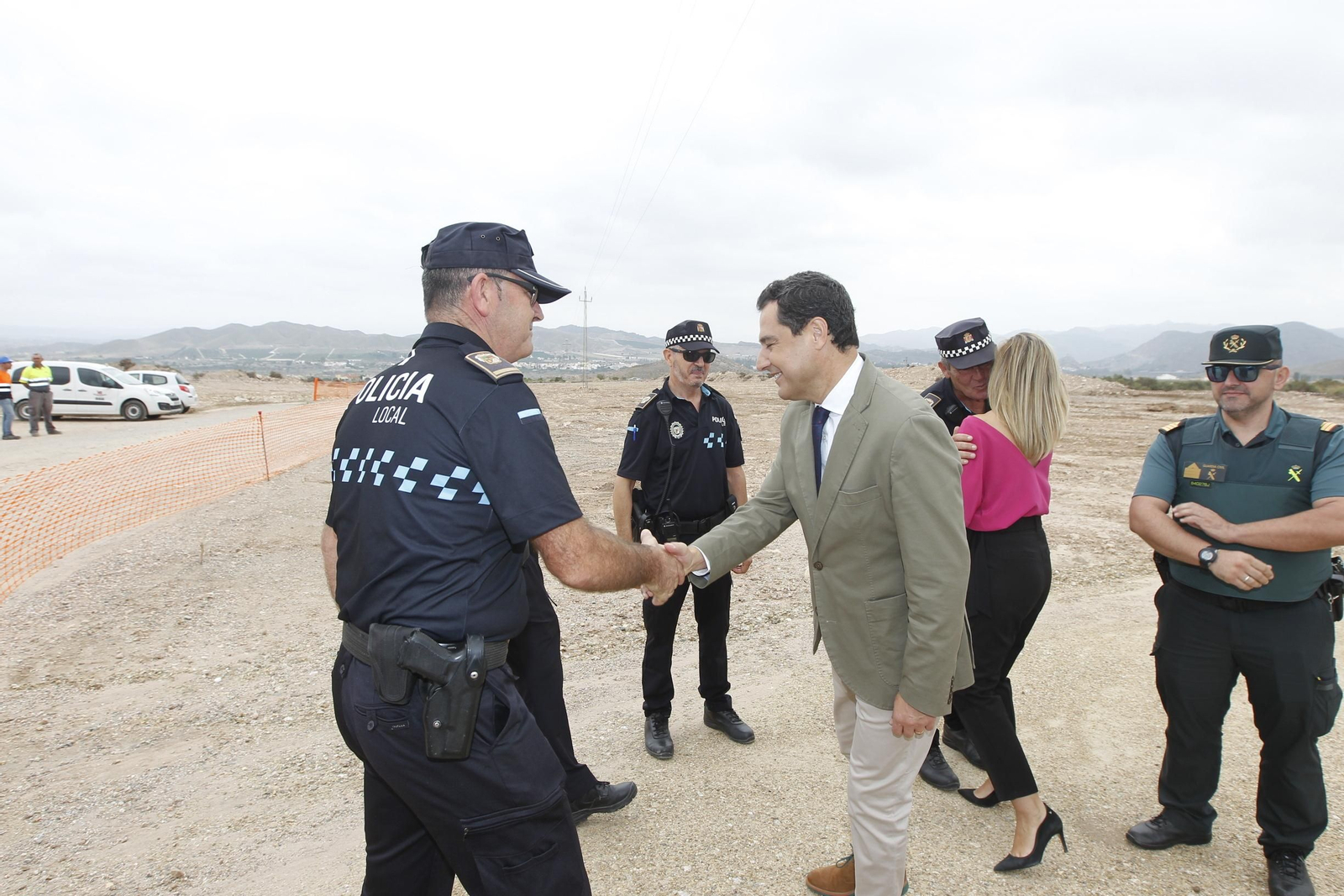 Fotogalería colocación primera piedra cuarto tramo Autovía del Almanzora