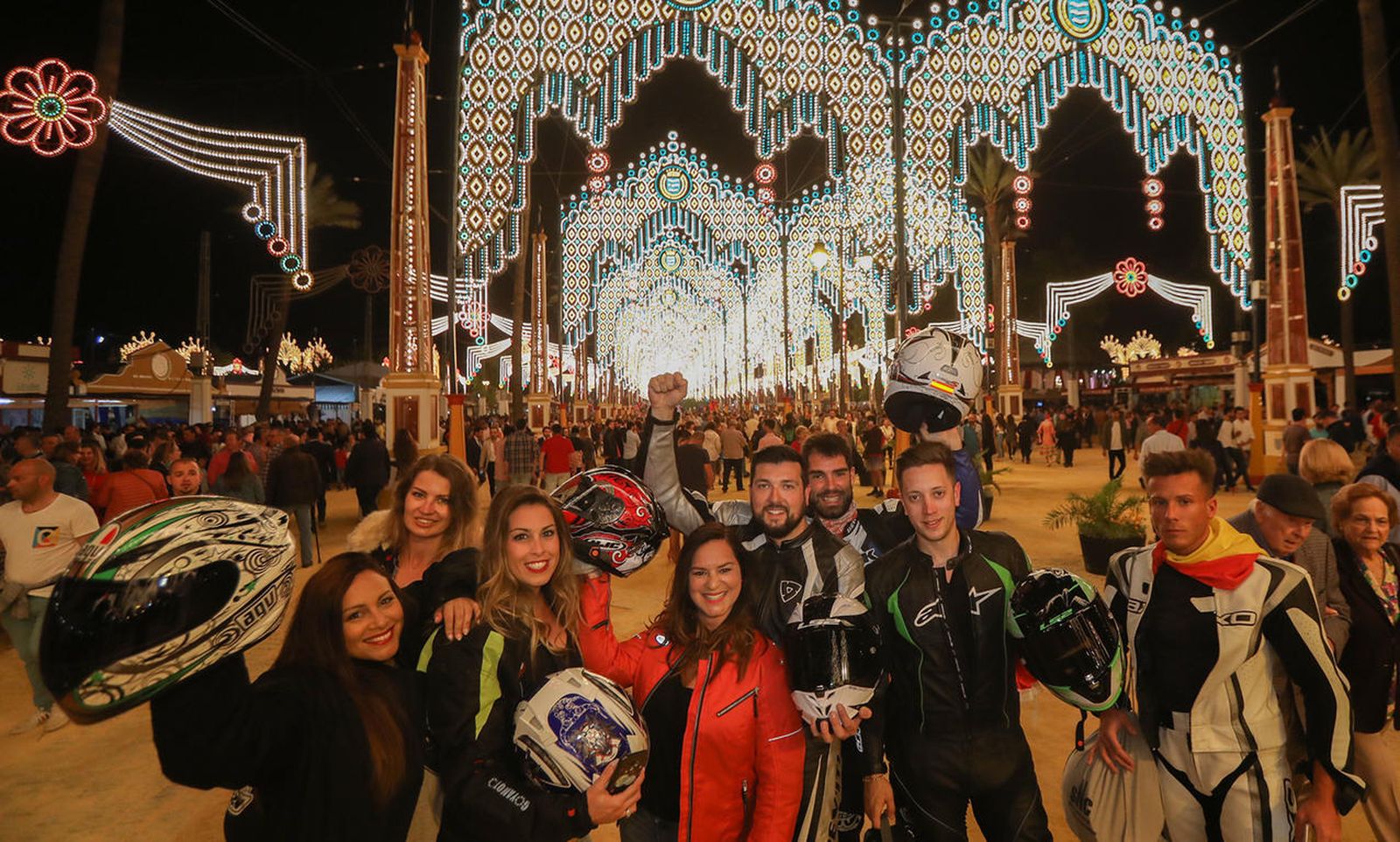 Las imágenes del alumbrado de la Feria del Caballo