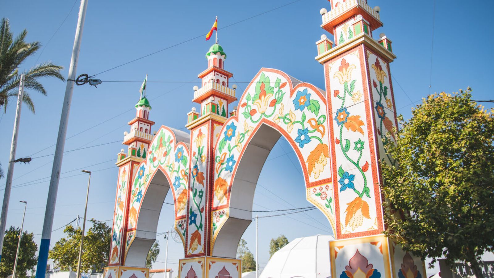 La portada de la Feria de Mérida.