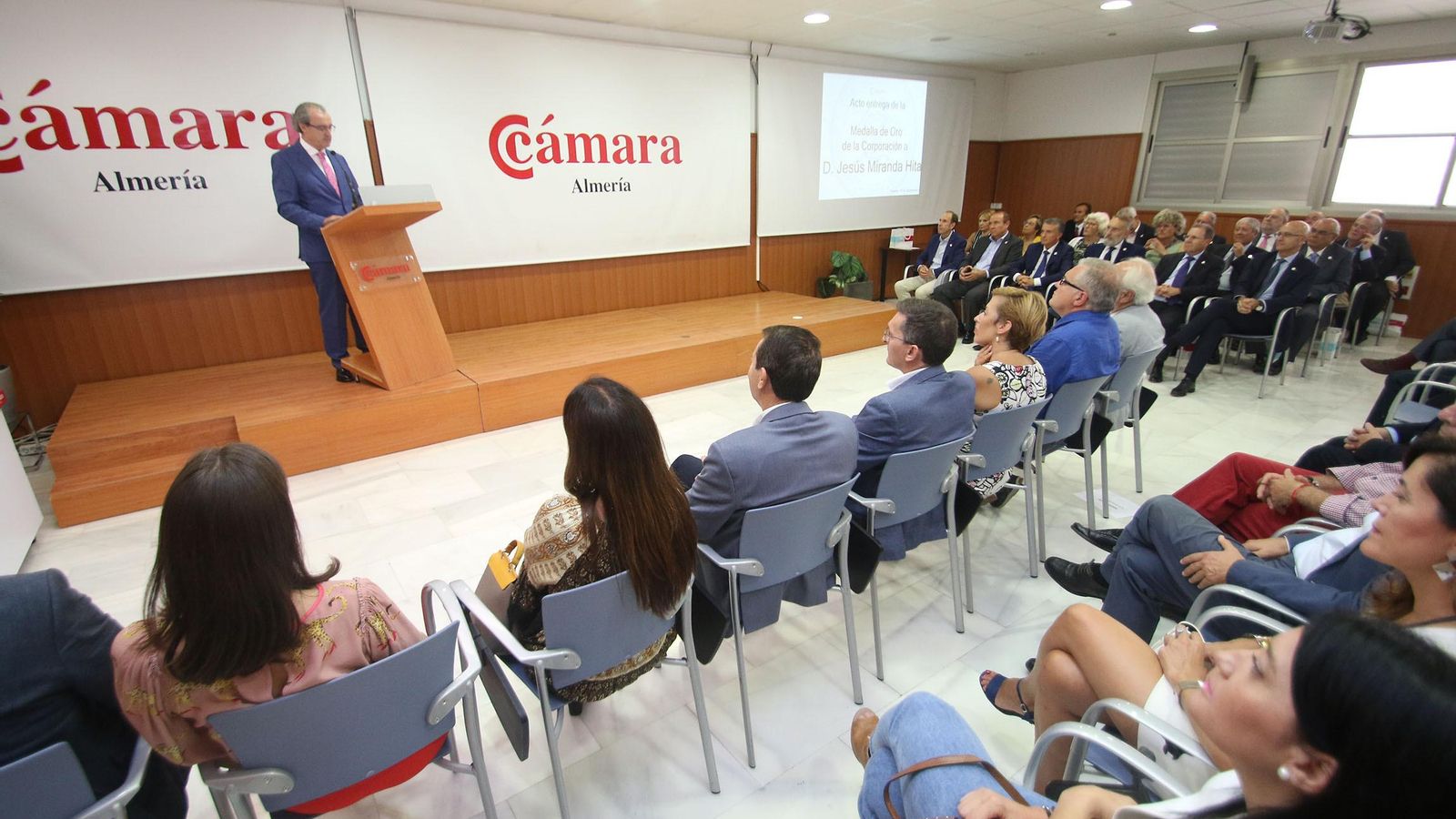 Miranda Hita, durante su discurso.