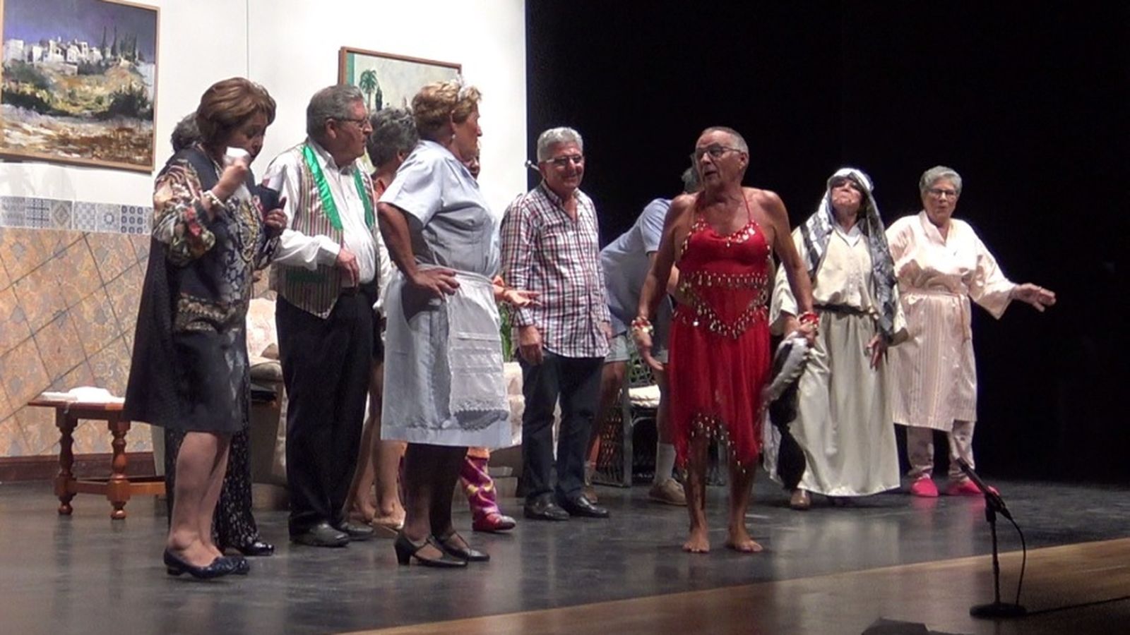 Uno de los momentos de la obra.