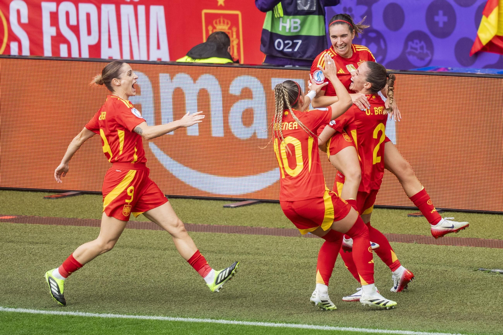 Las mejores imágenes de la final España - Inglaterra de la Eurocopa femenina