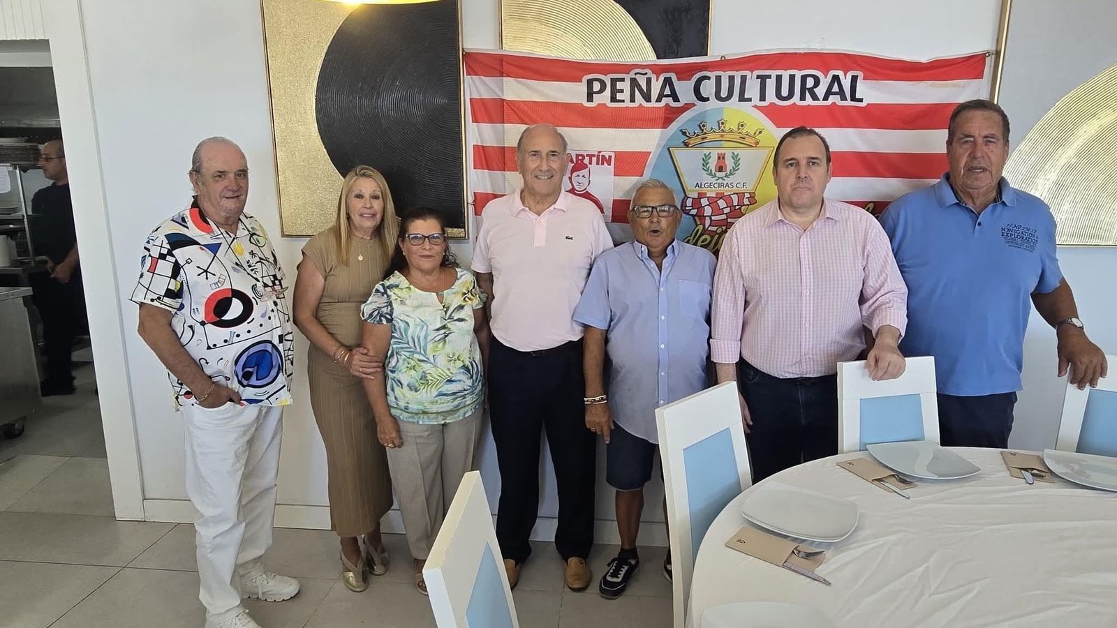 La directiva de la Peña La Bufanda.