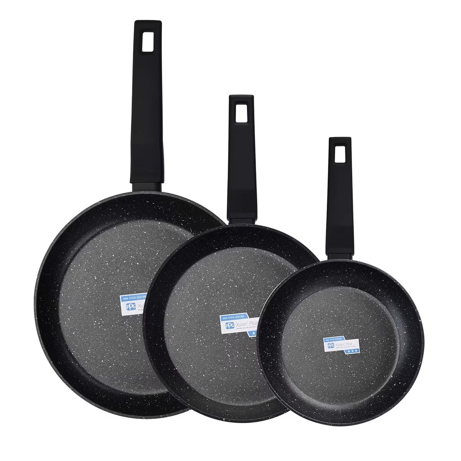 Juego de 3 sartenes de aluminio