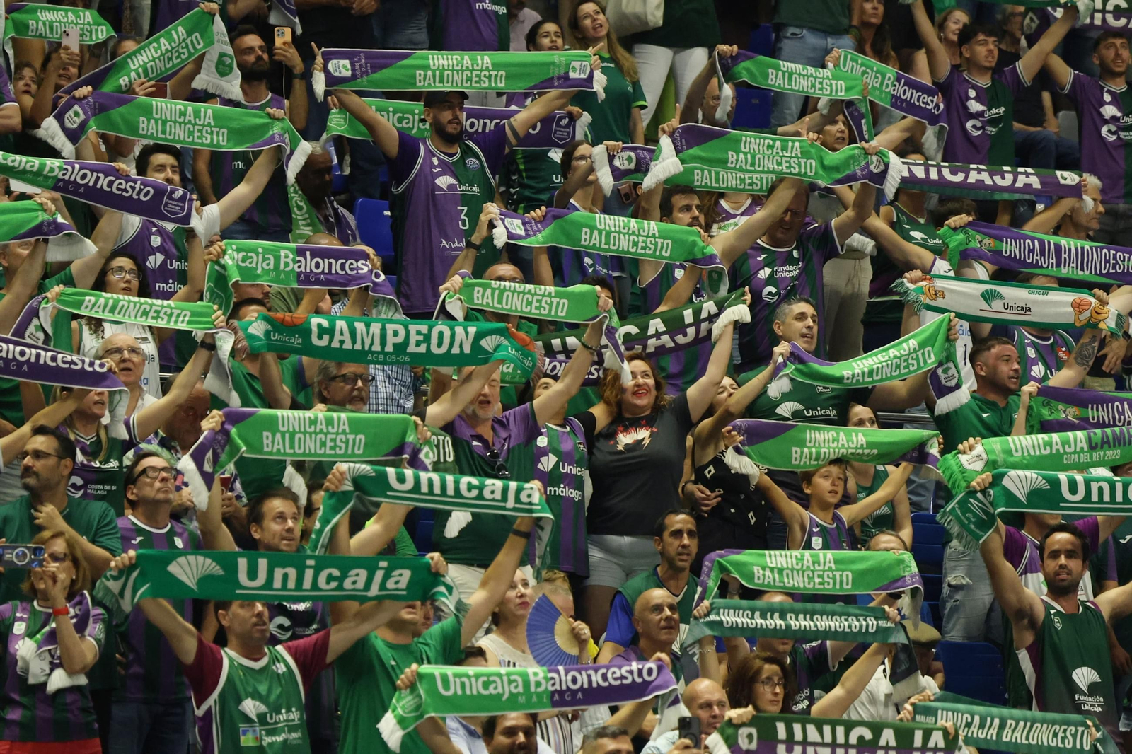 El Unicaja-Real Madrid, en fotos