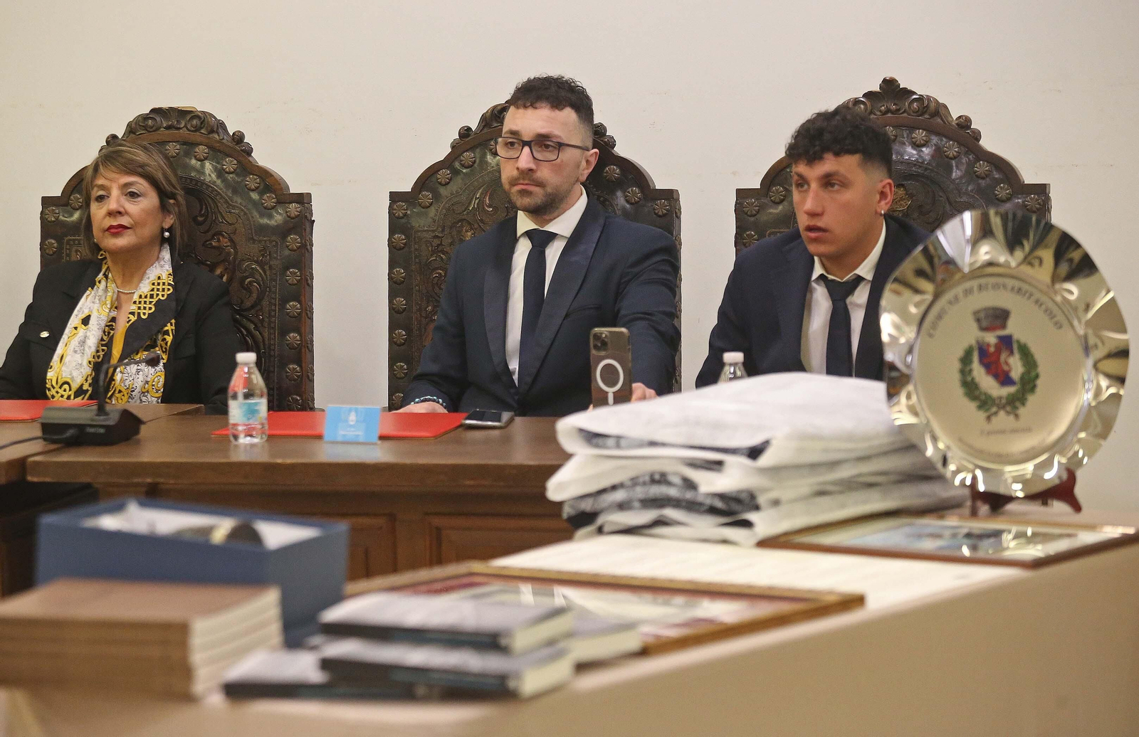 Fotos del acto de hermanamiento de La Línea con Buonabitacolo