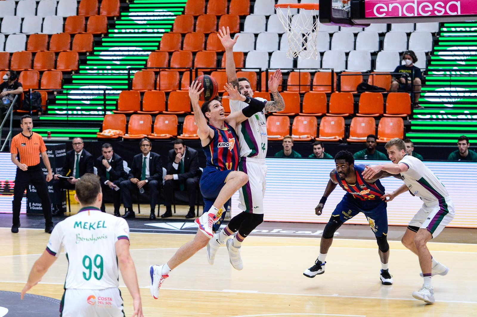 El Baskonia-Unicaja, en fotos