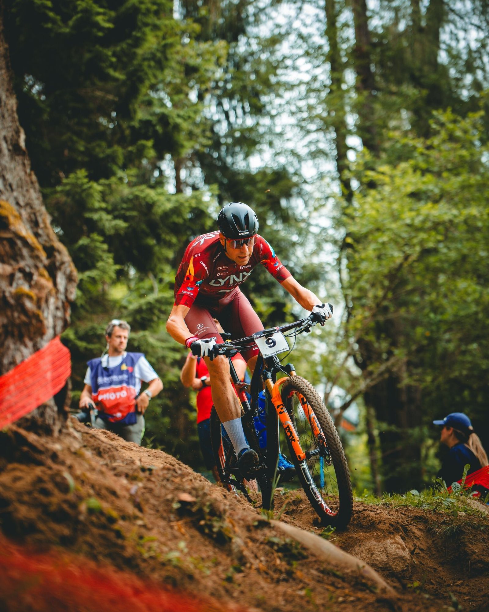 El granadino David Valero, en acción en Val di Sole