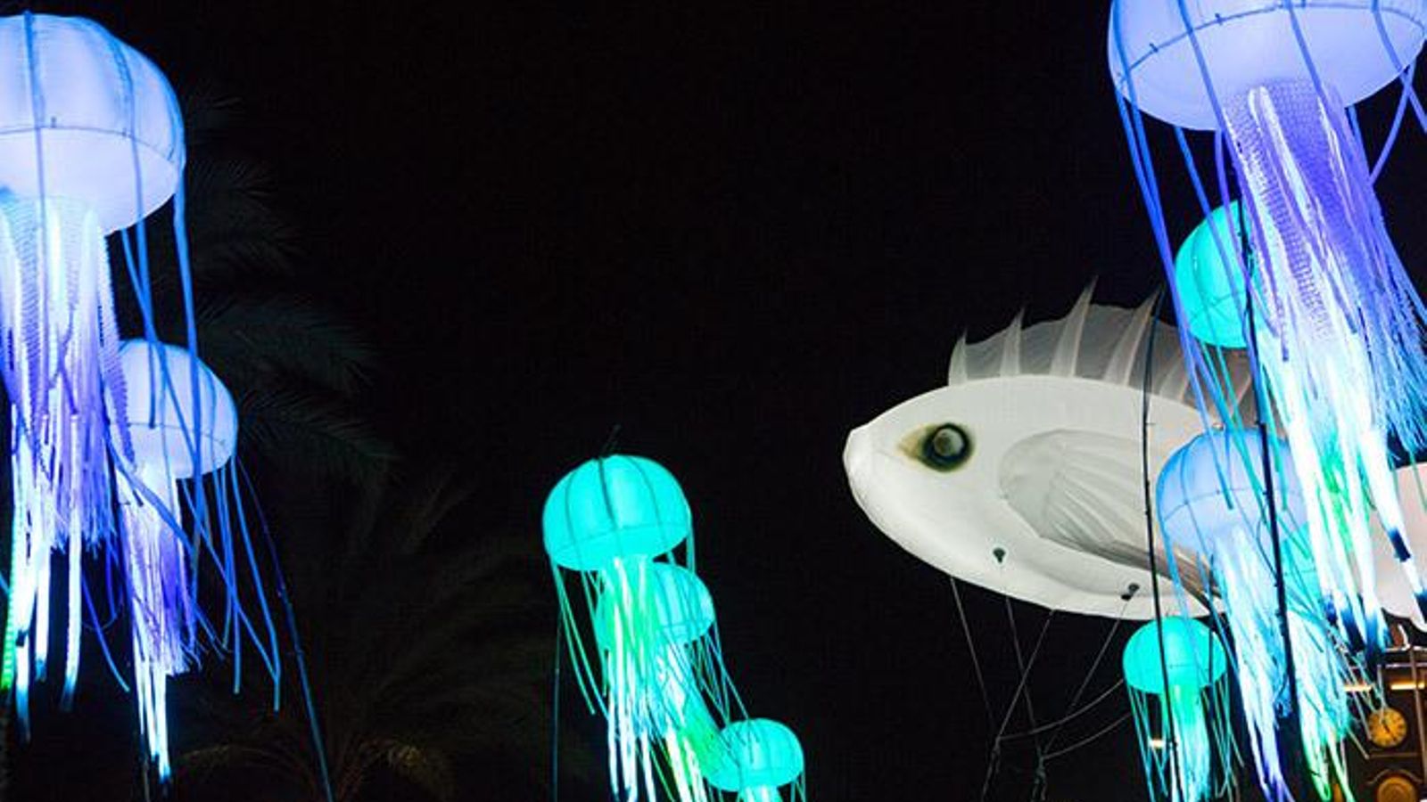 Recreación del pasacalles marino que recorrerá esta Navidad la avenida de la Constitución.