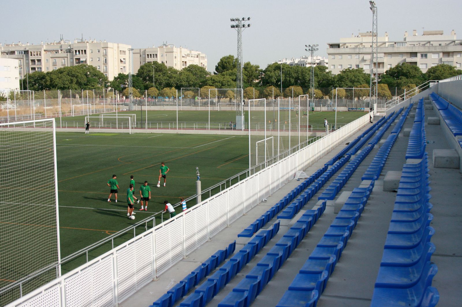 El complejo deportivo de La Granja, una de las actuaciones más destacadas del Plan.
