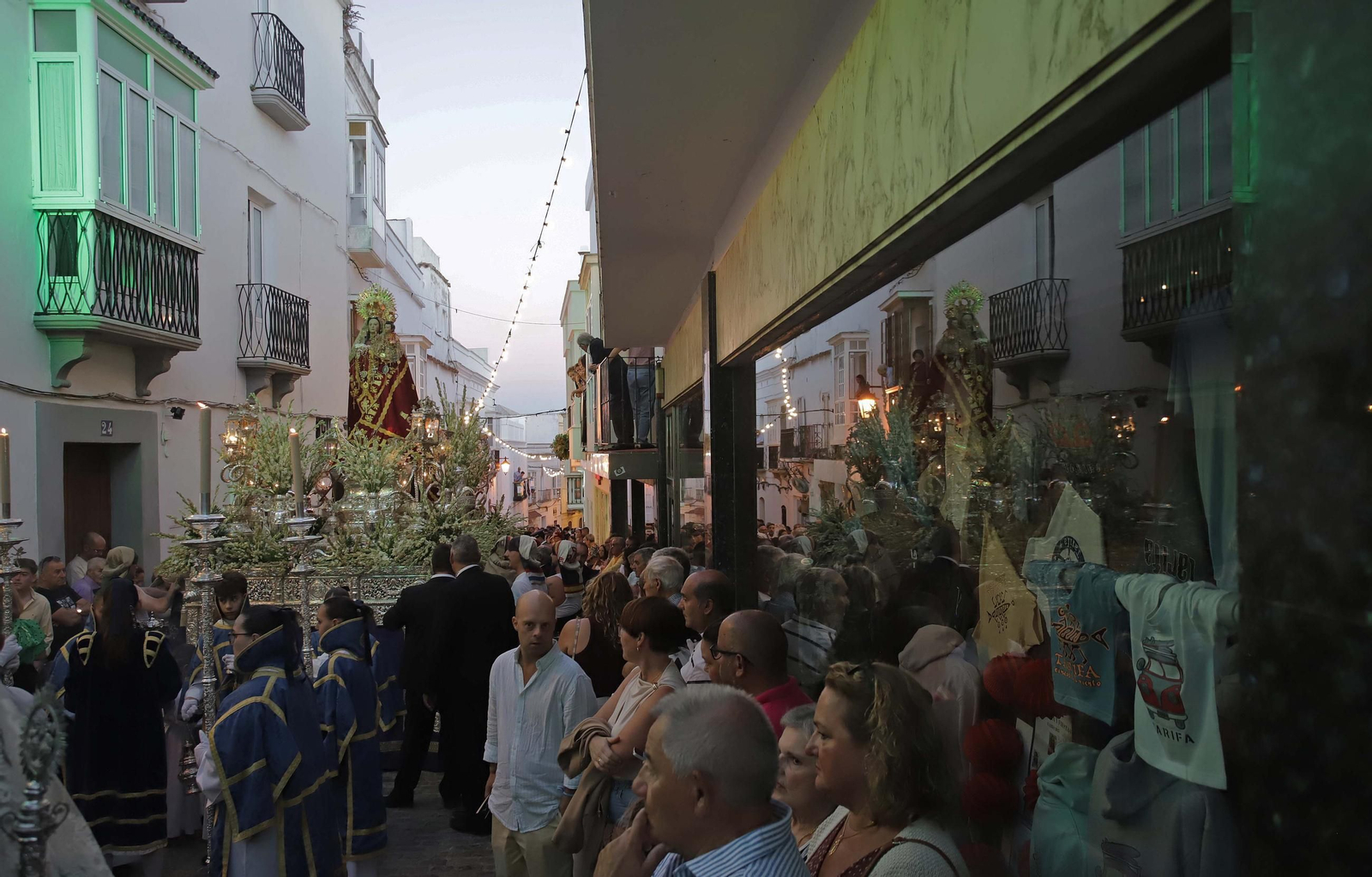 Fotos de la procesión de la Virgen de la Luz en Tarifa