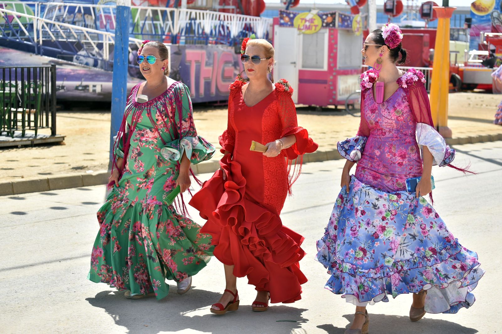 Las imágenes del Día de la Mujer en la Feria de La Línea