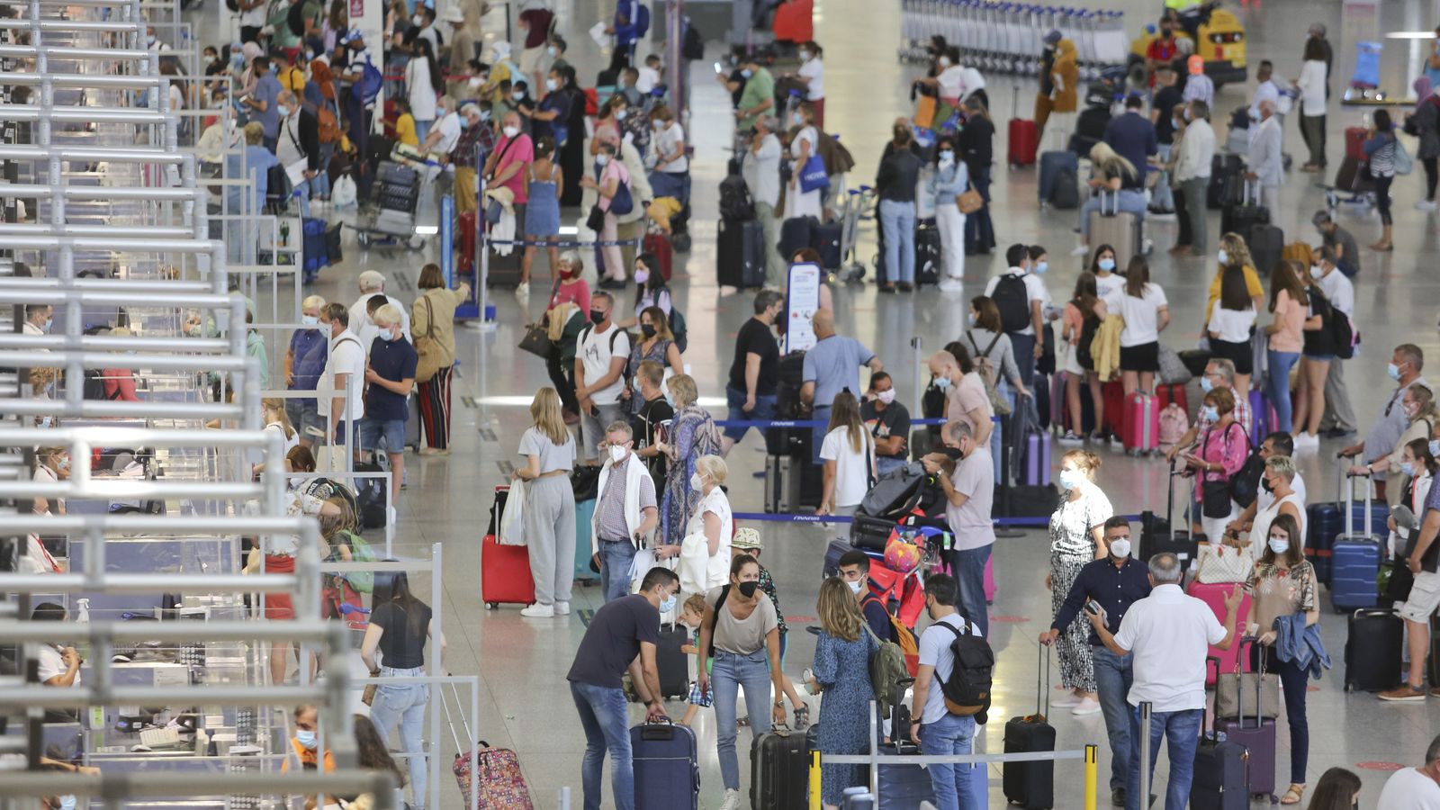 Vista del aeropuerto de Málaga.