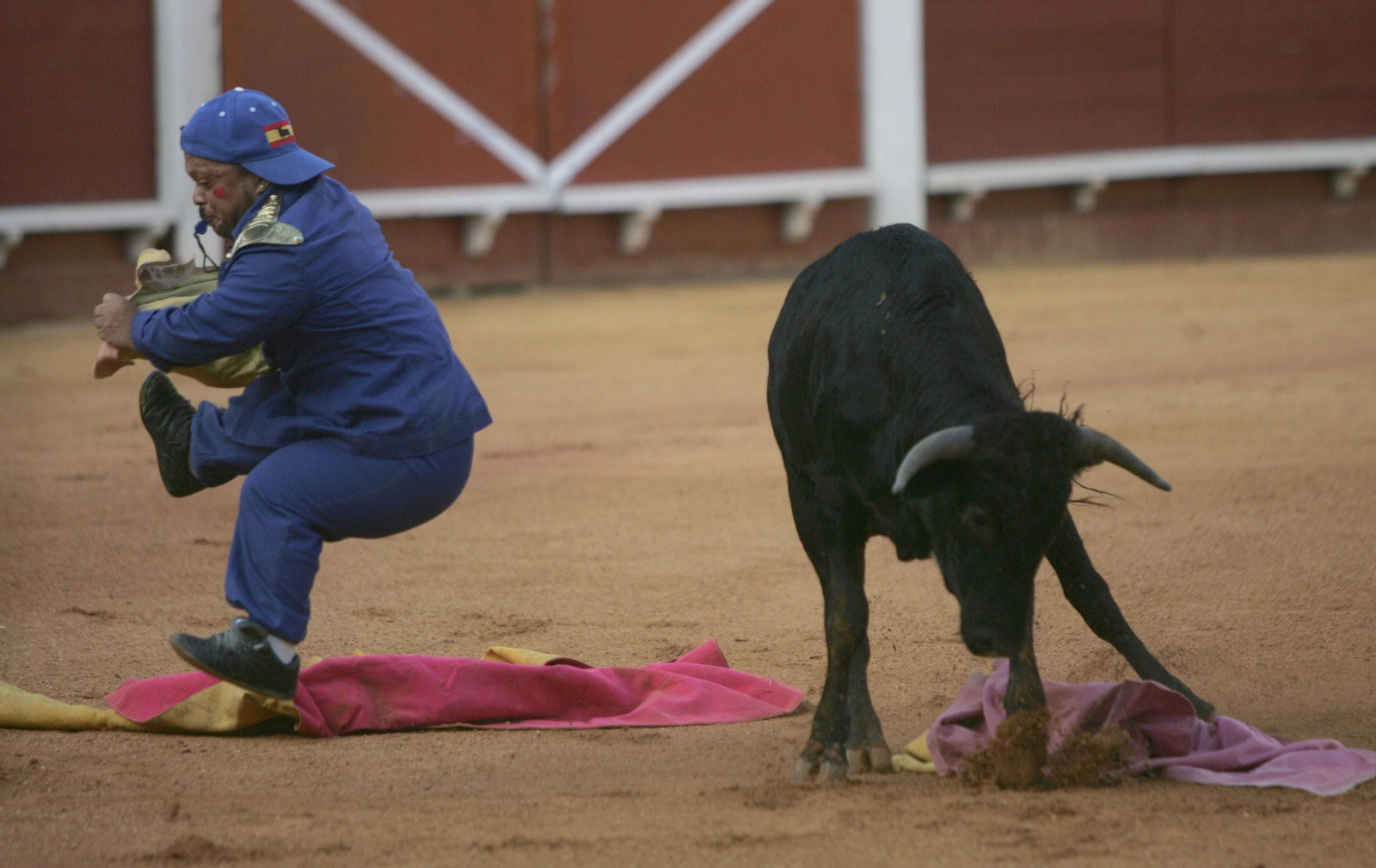 Un espectáculo de bombero torero en una imagen de archivo.