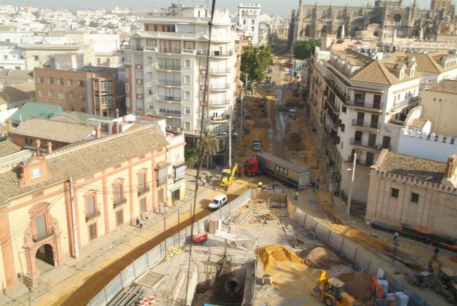 Las obras del Metrocentro