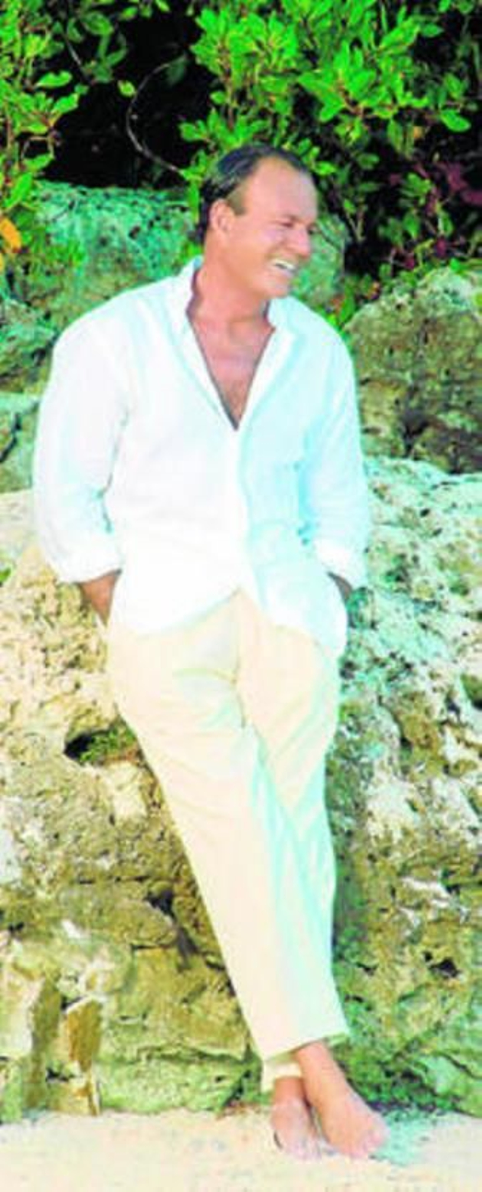 Gran expectación en Roquetas por ver a Julio Iglesias.