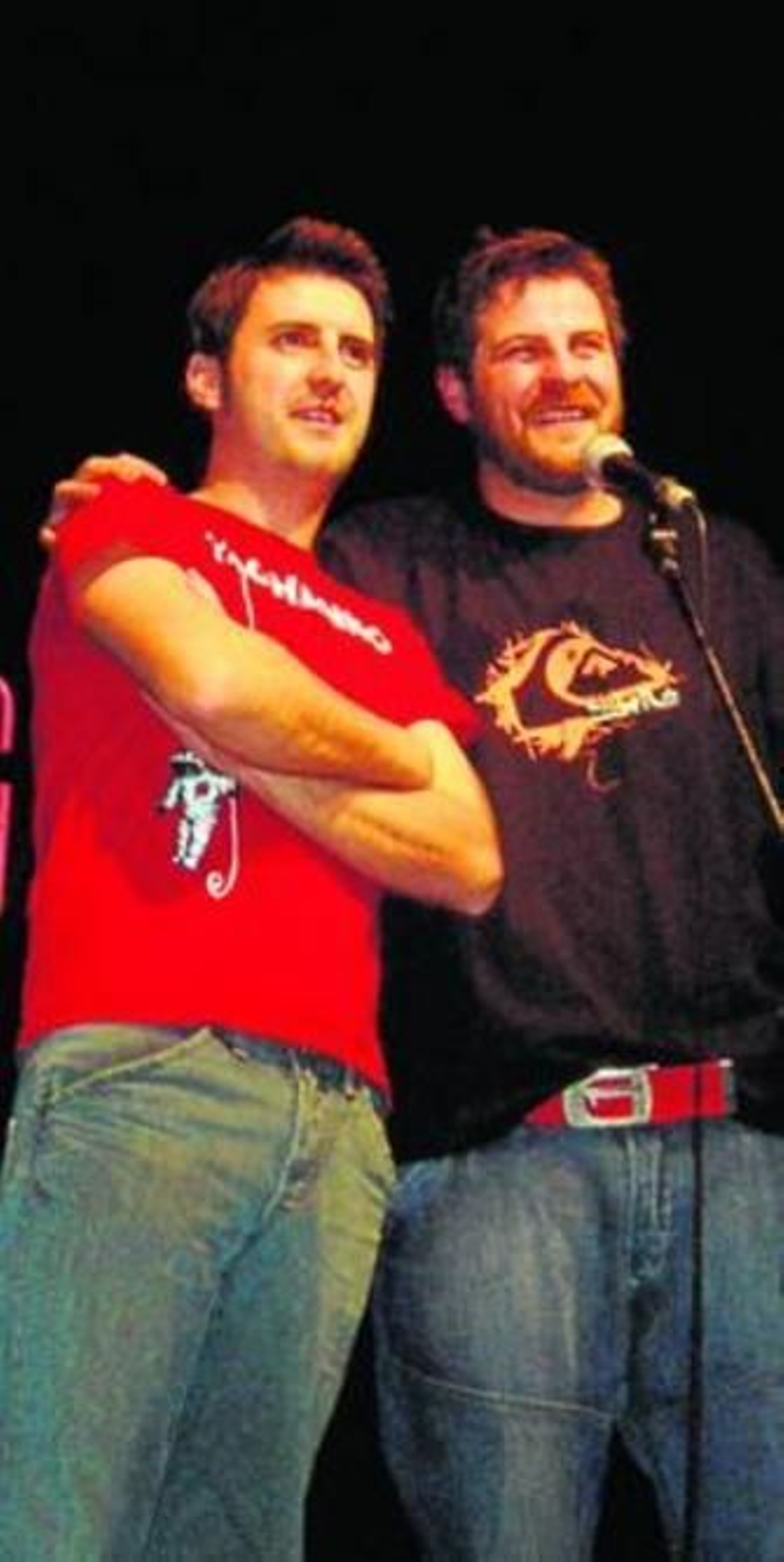 Julián López y Raúl Cimas, dos de los humoristas de 'Muchachada Nui'.