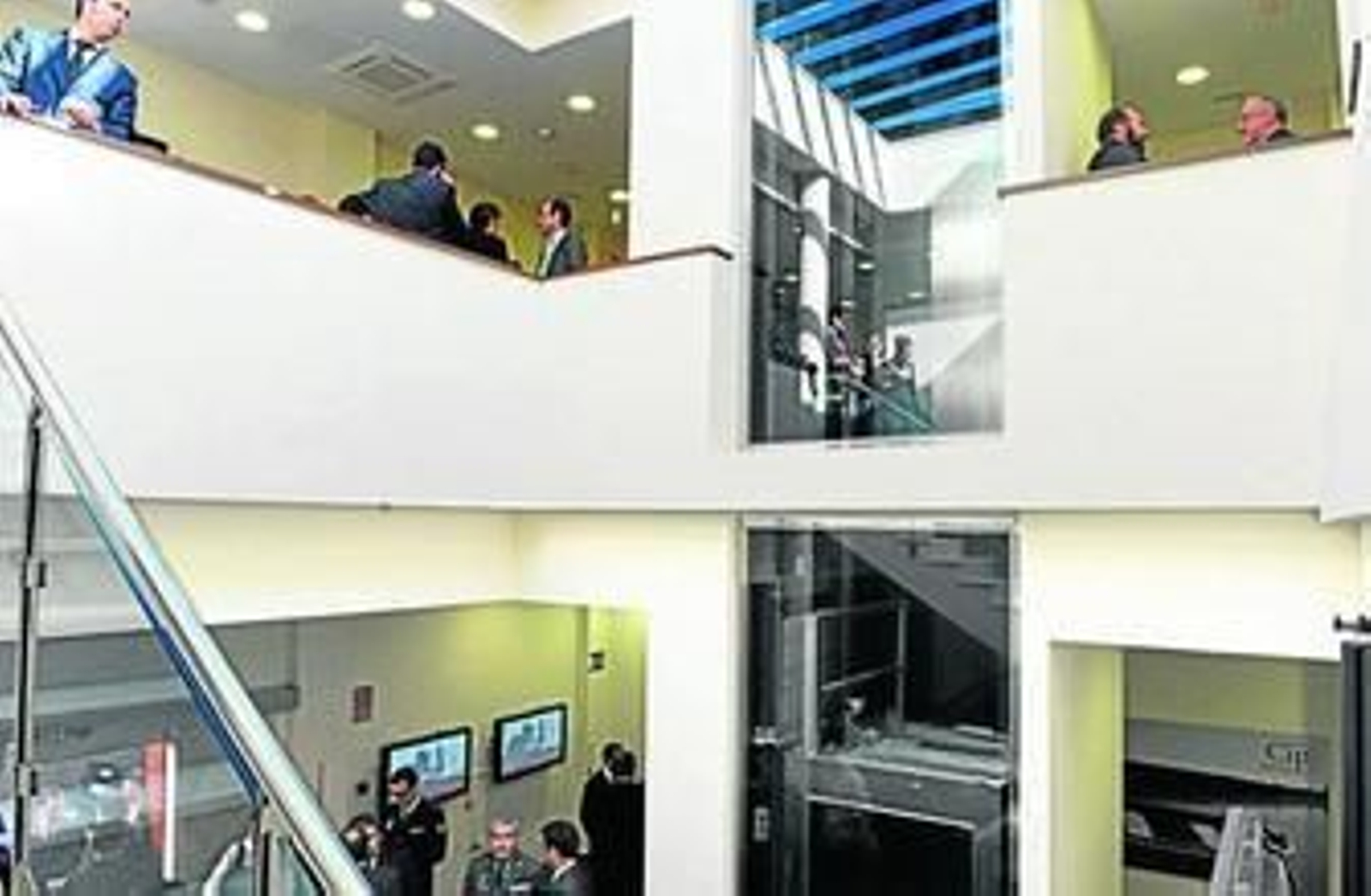 Una imagen del interior del Centro de Interpretación del Parlamentarismo, inuagurado en el día de ayer junto al Teatro de Las Cortes.