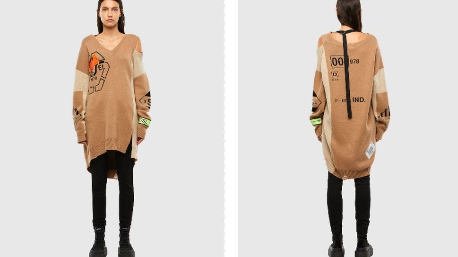 Sudadera larga de Diesel.