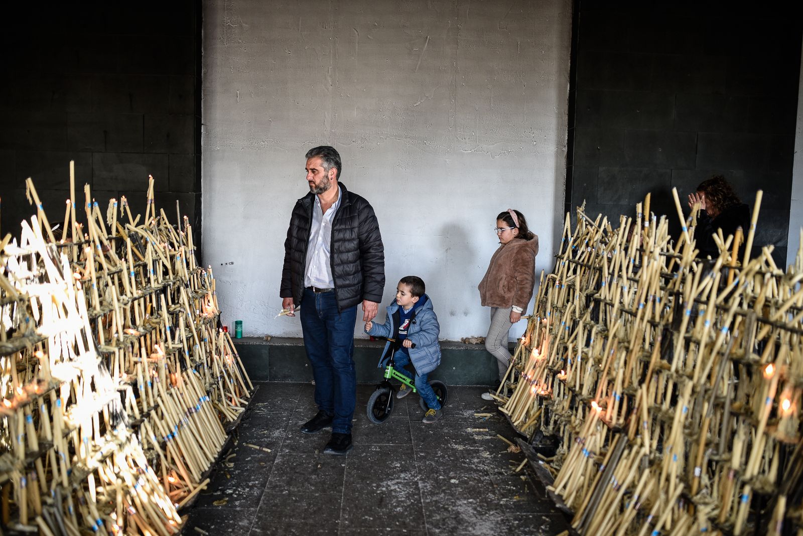 Imágenes del ambiente en la Aldea de El Rocío el domingo 26 de febrero