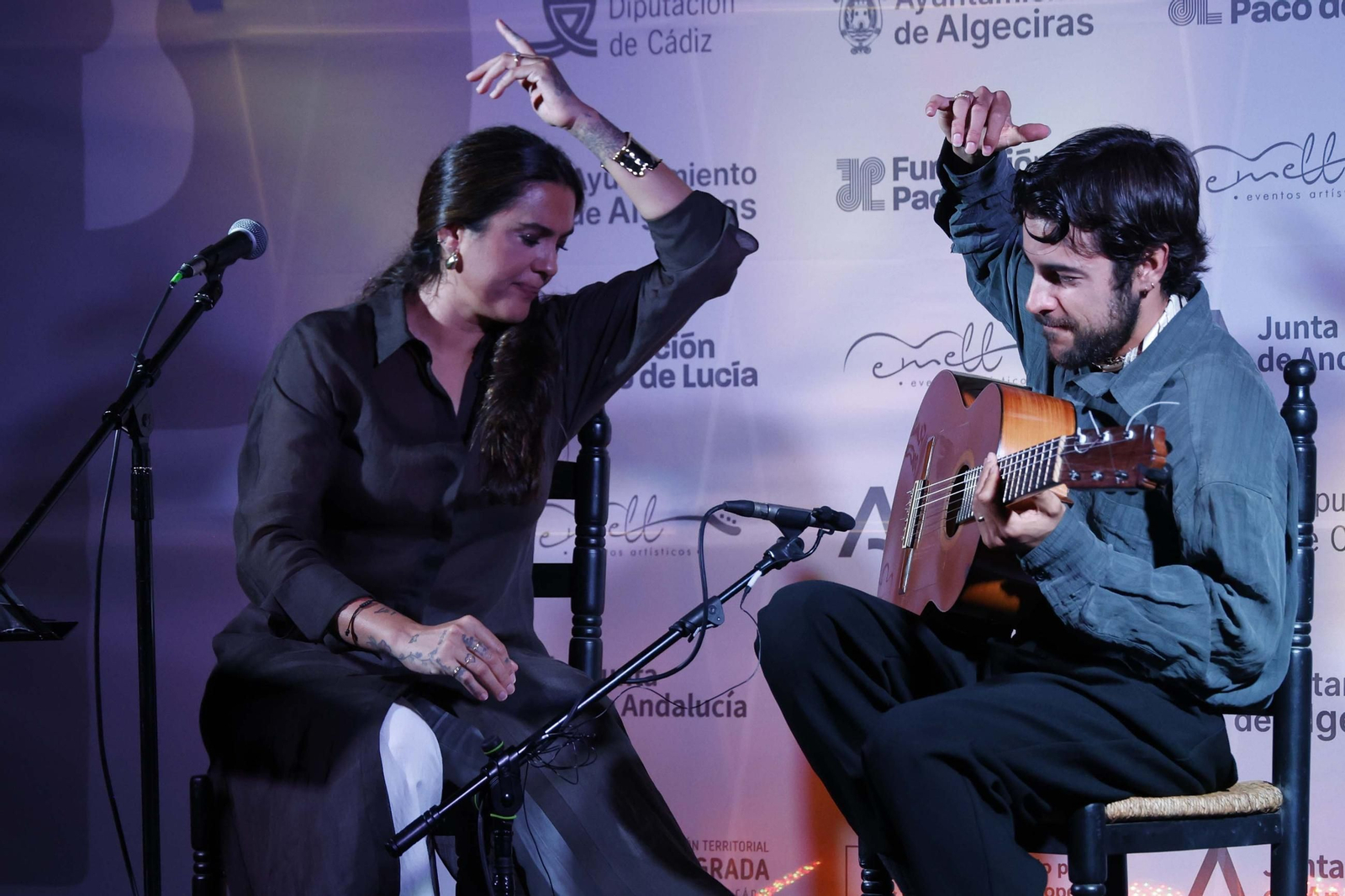 Fotos del concierto de Alba Molina y Victor Franco en el Centro de Paco de Lucía en Algeciras