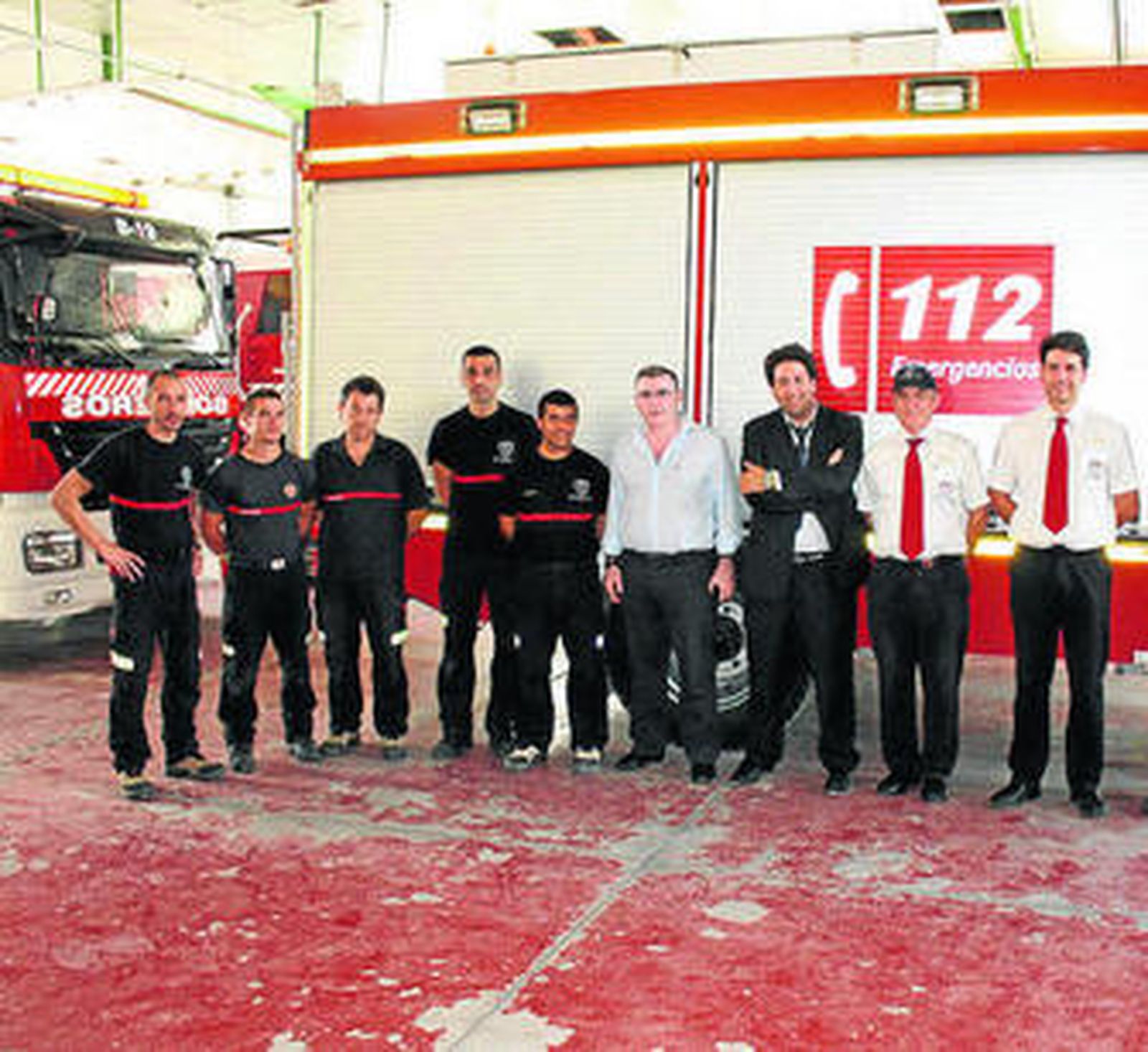 Lucena, ayer, durante su visita a Antequera.
