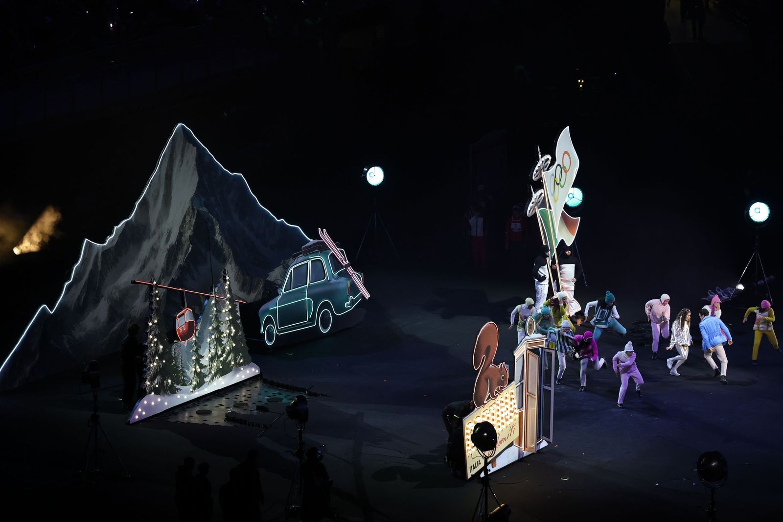 Las fotos de la inauguración de los Juegos Olímpicos de invierno de 2026