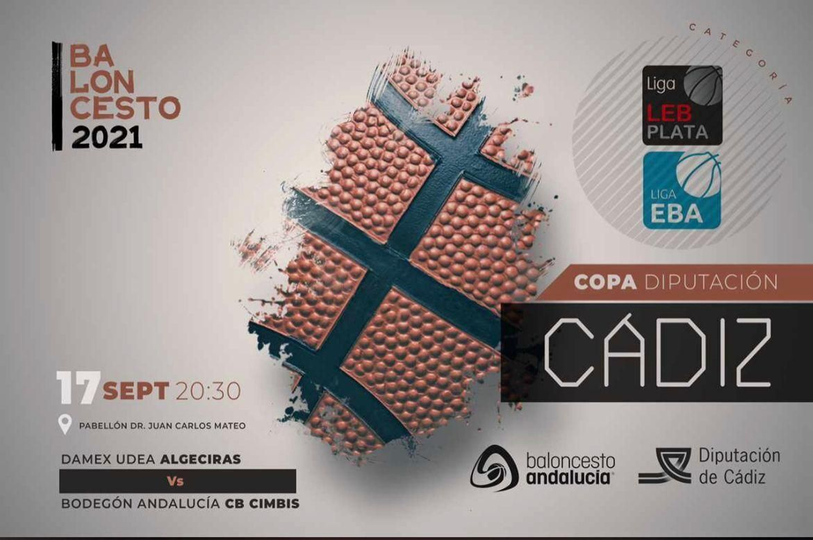 Cartel anunciador de la Copa Diputación 2021