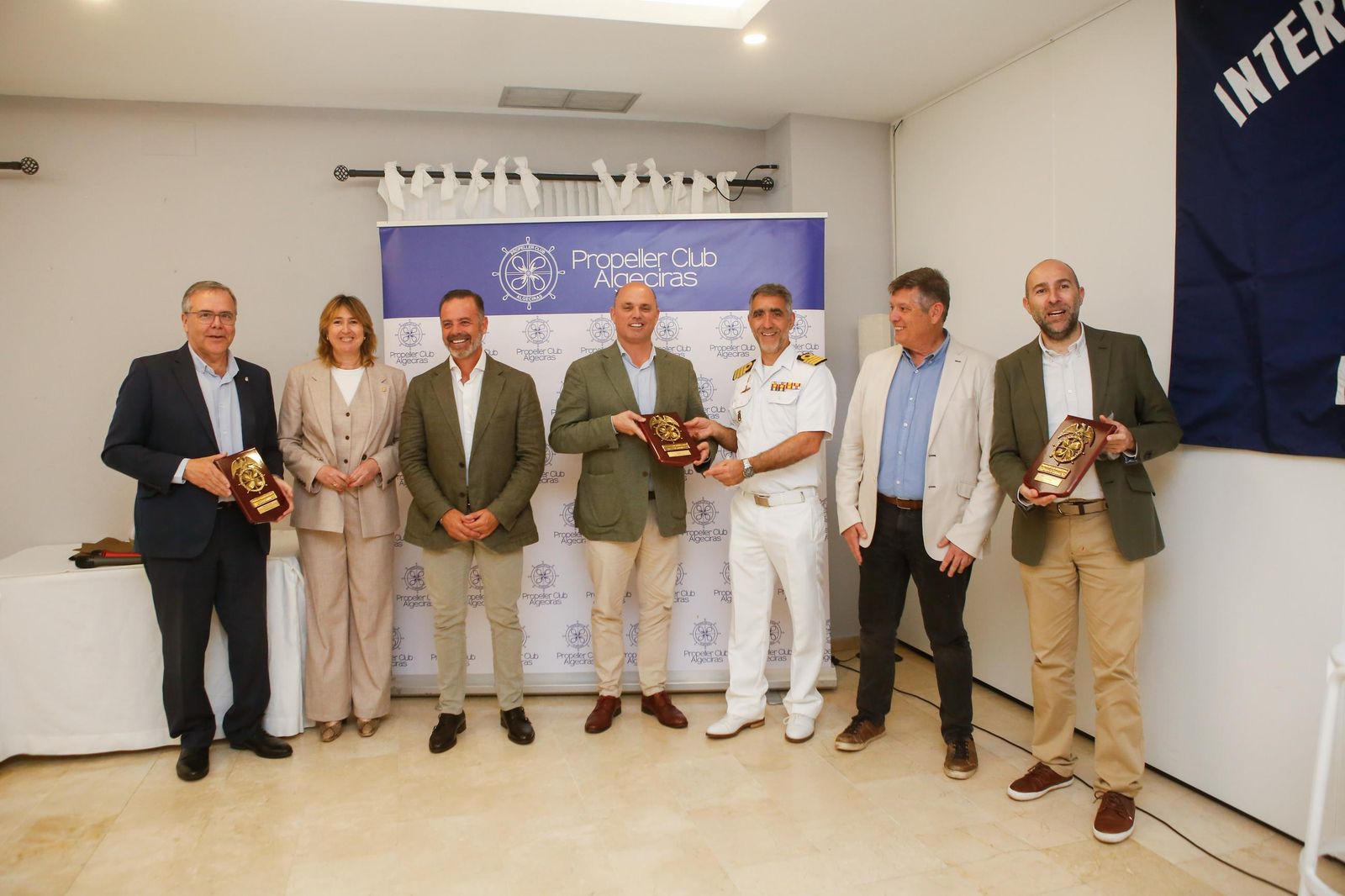 Las fotos de la mesa redonda del Propeller Club de Algeciras con José Antonio Fernández, Manuel Cózar y José Manuel Tejedor