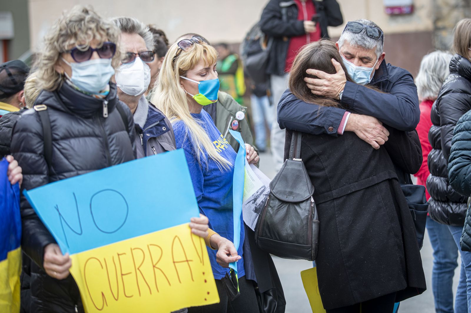 Concentración en Cádiz contra la guerra y la invasión de Ucrania