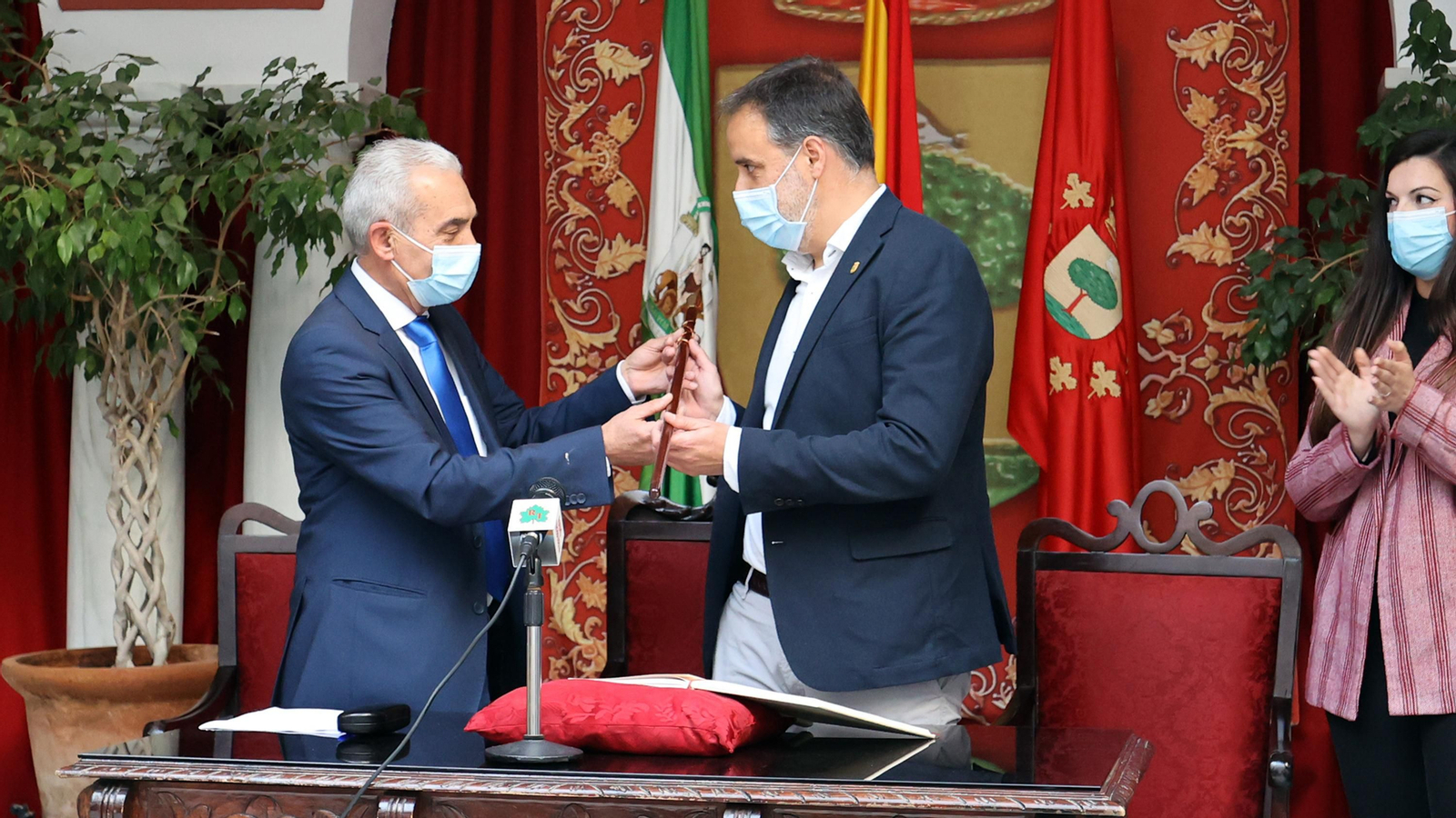 Imágenes de la toma de posesión de Ramón Galán como Alcalde de Trebujena