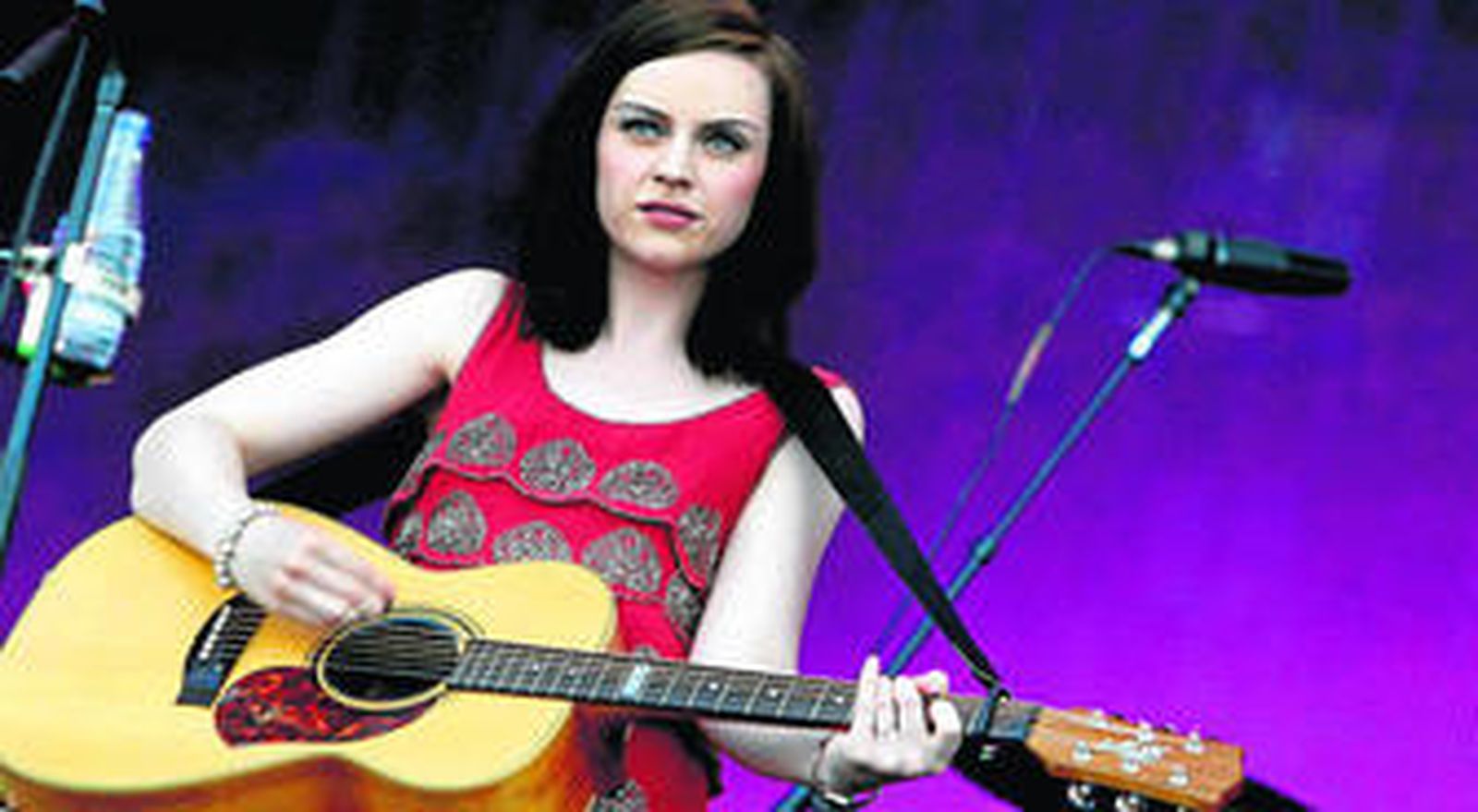 Amy McDonald, ayer, en el Rock in Río.