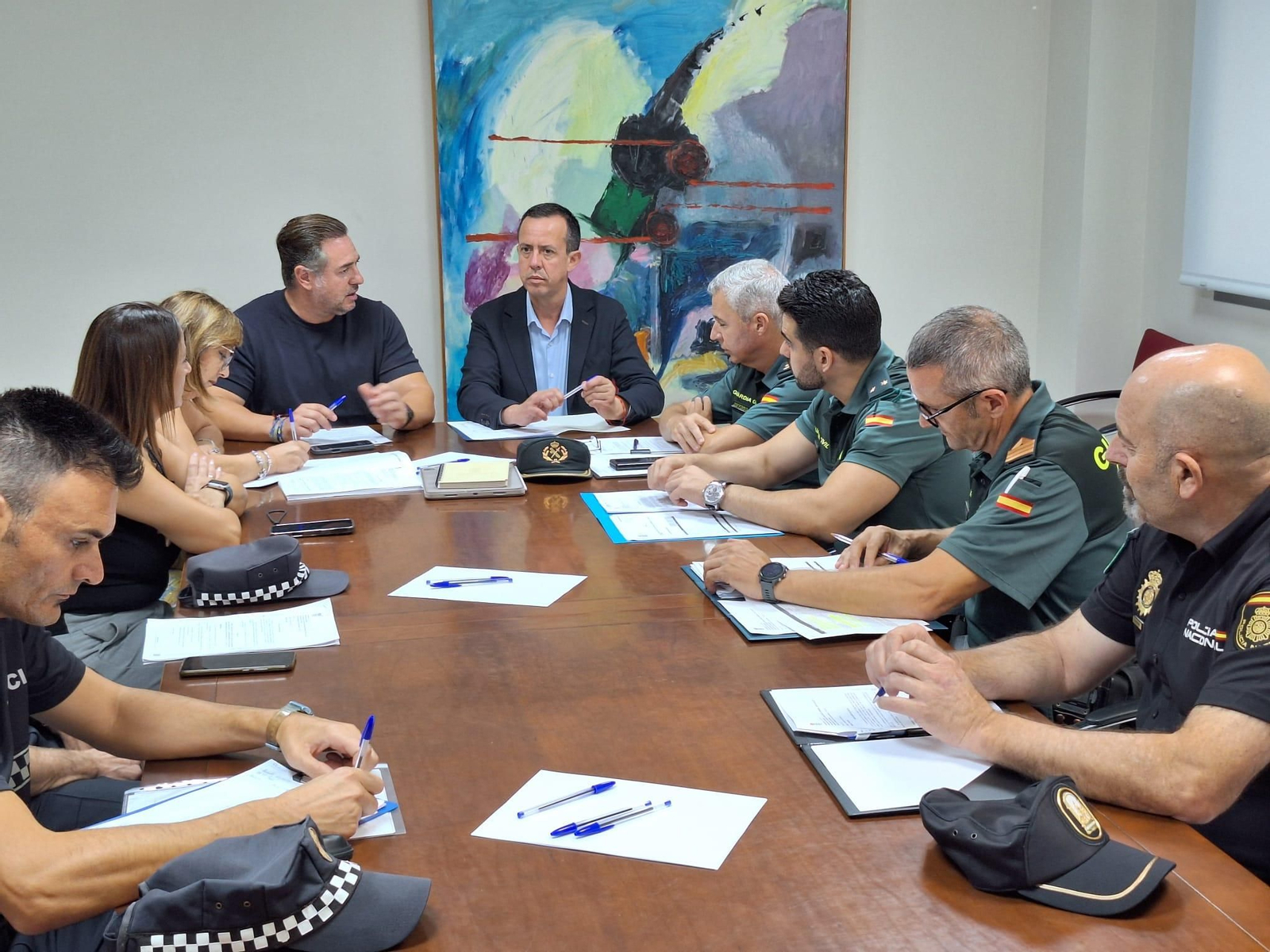Junta Local de Seguridad celebrada en Macael.