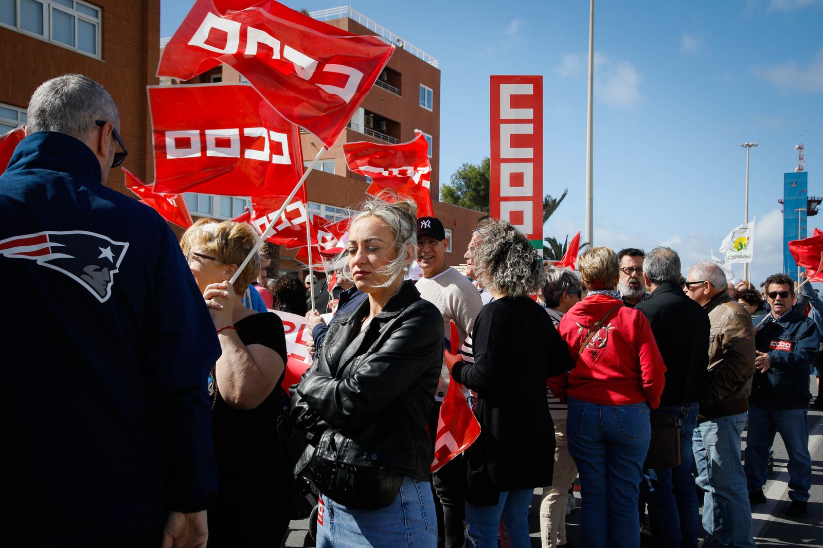 Las imágenes de la manifestación del Día del Trabajador en Almería