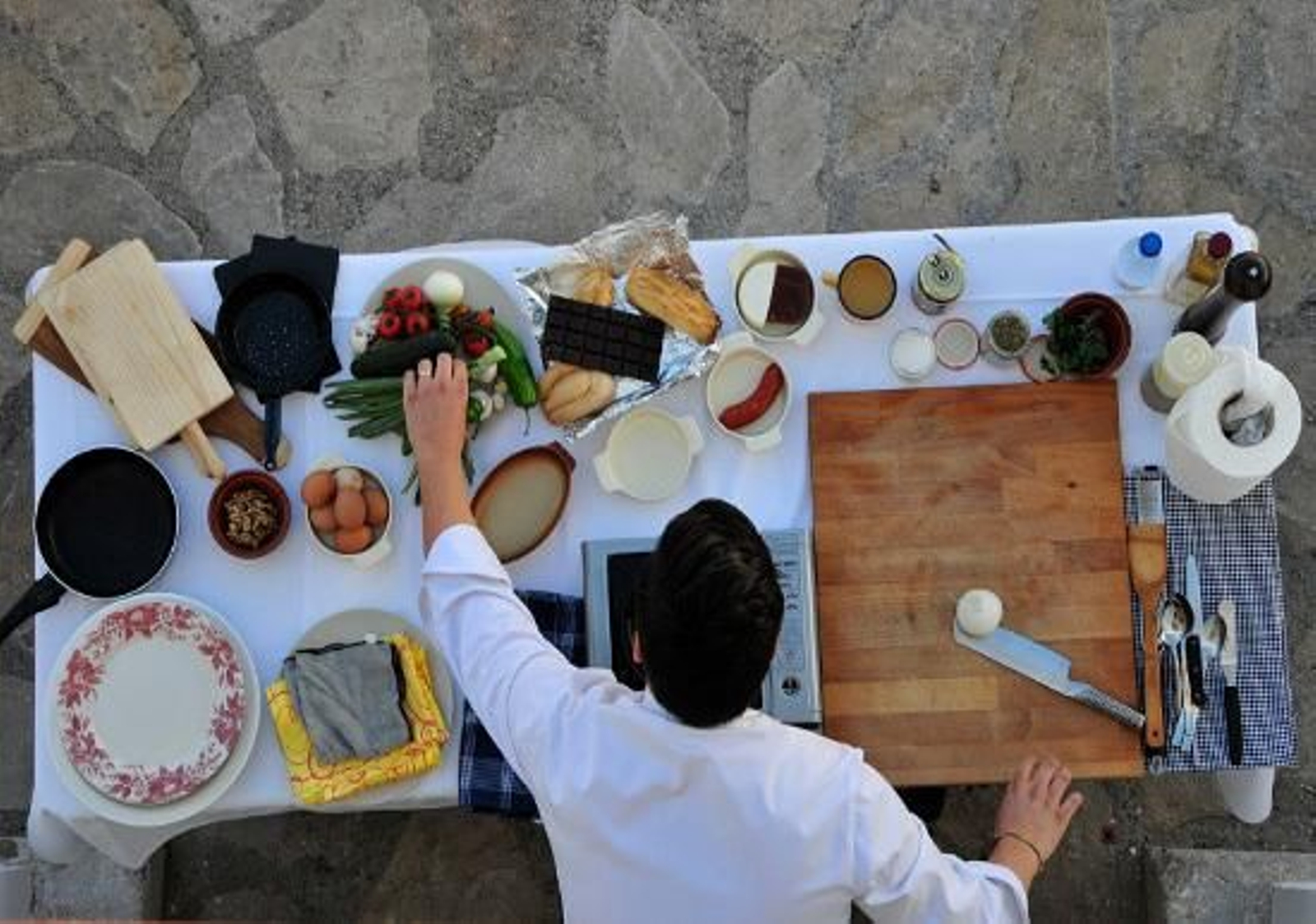 Imagen de un taller de cocina impartido gracias a la Diputación de Cádiz Imagen de un taller de cocina impartido gracias a la Diputación de Cádiz