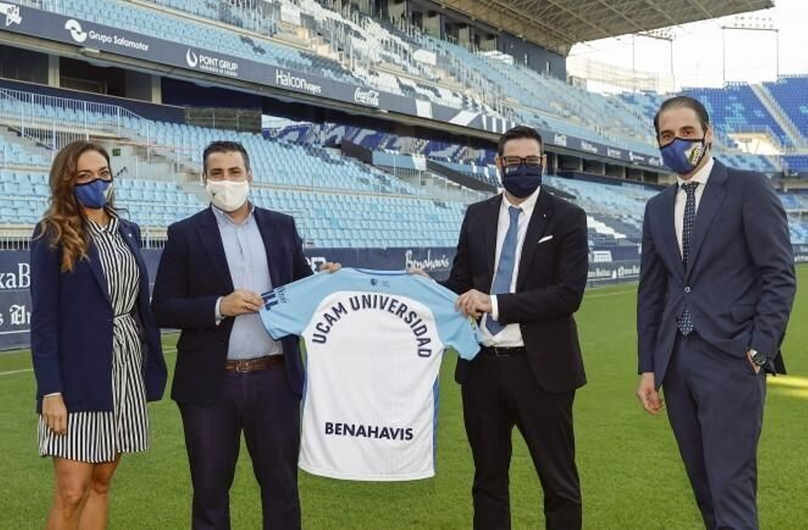El Málaga CF si inició con el acuerdo con la UCAM
