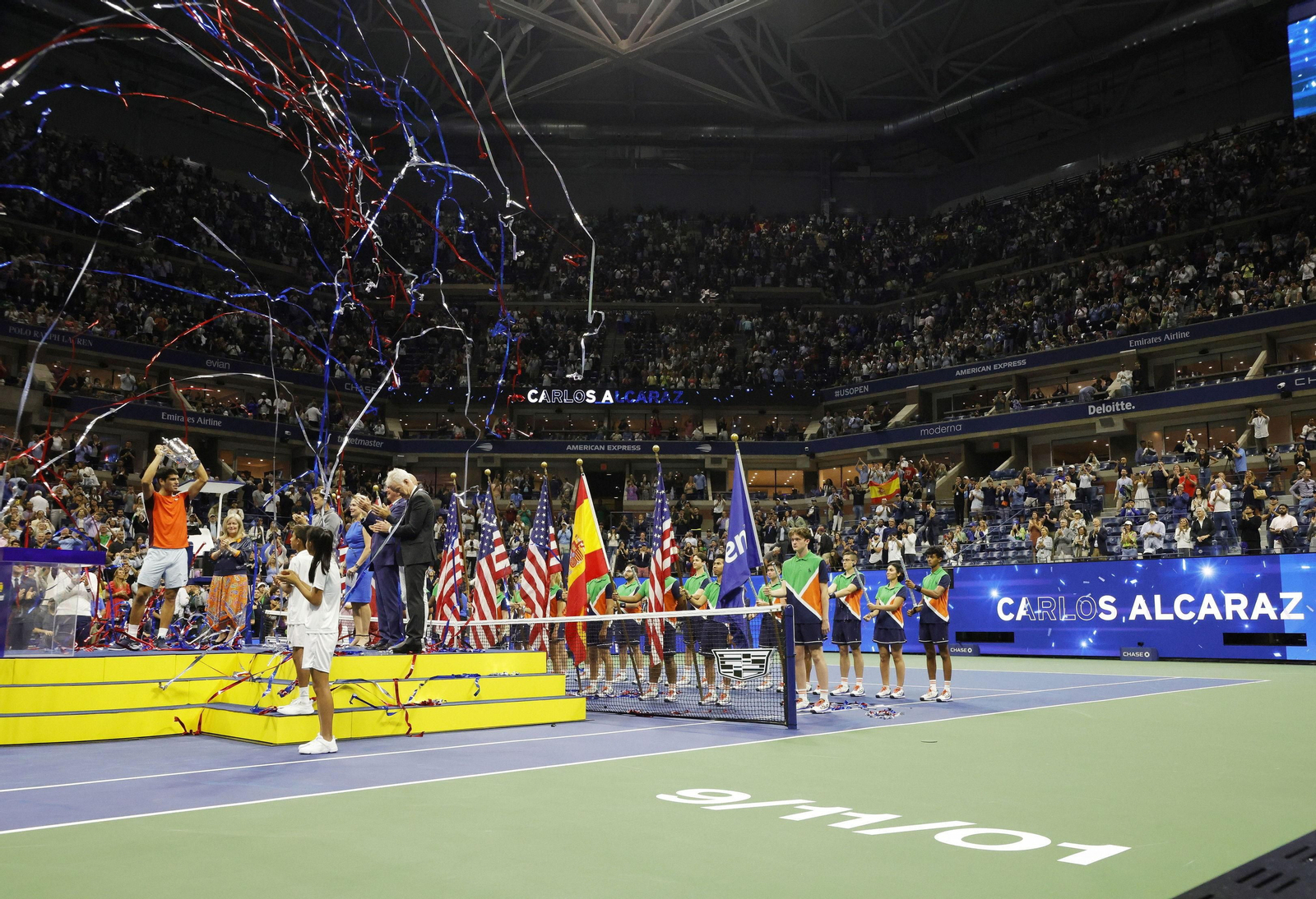 Las imágenes del título del US Open para Carlos Alcaraz