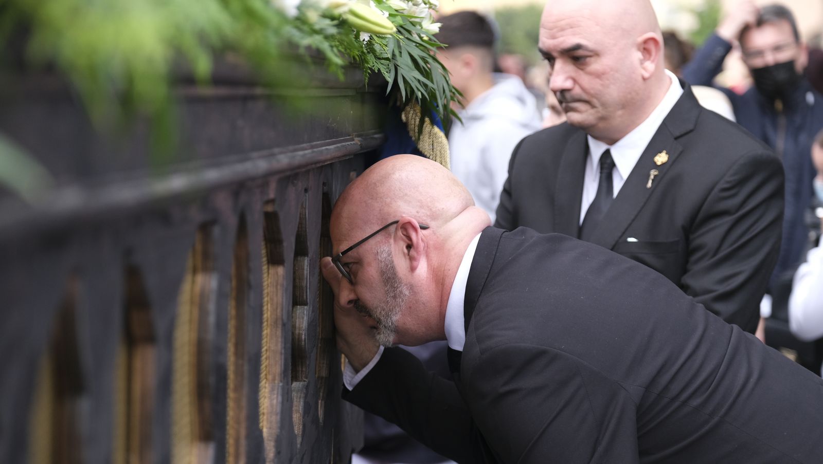 Procesión del Encuentro en Almería, en imágenes.